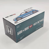 Mini GT x Kaido House Honda Civic EF Kaido Works V1 Blue 1/64 Scale