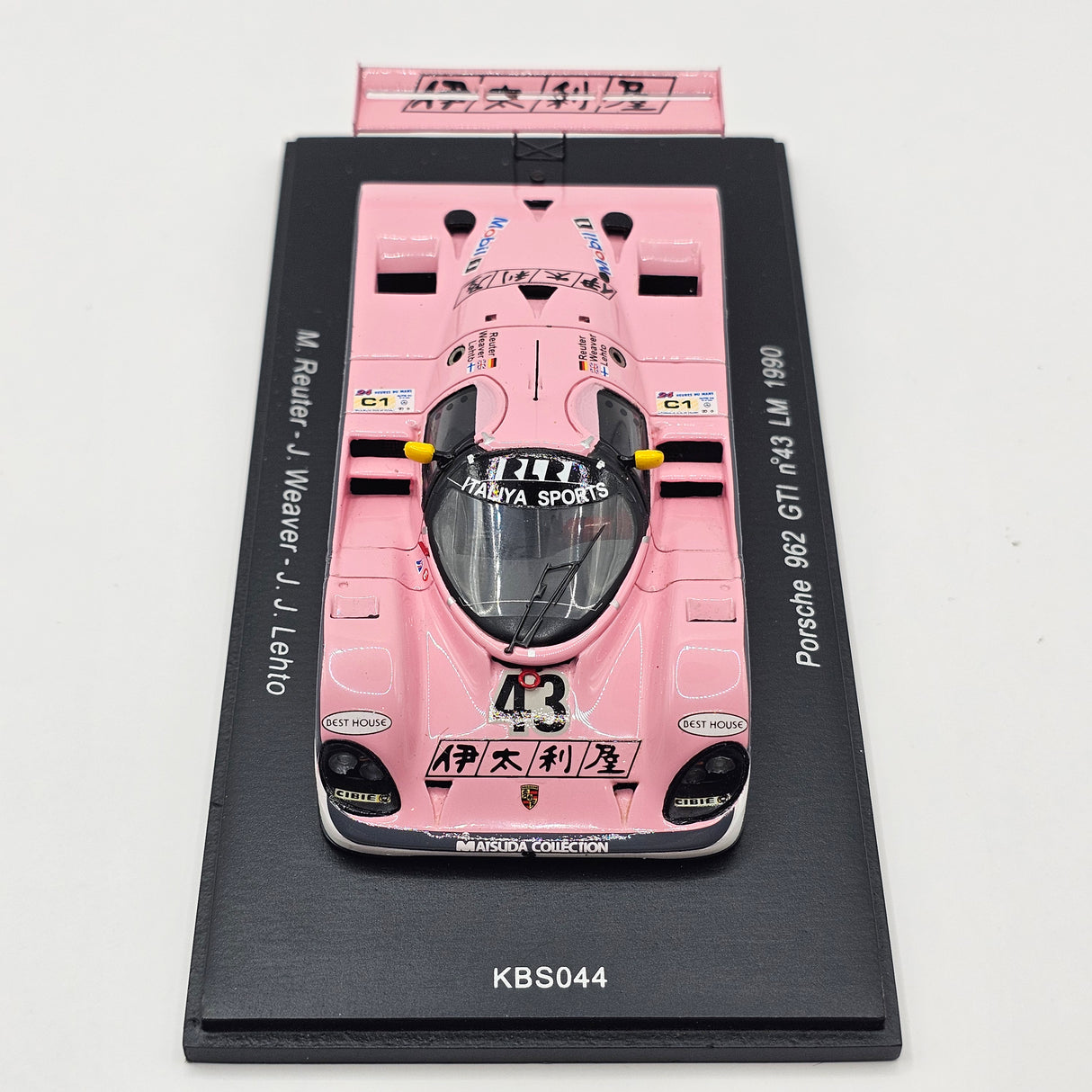 Spark Porsche 962 GTi #43 Italya Sport Le Mans 1990 1/43 Scale KBS044