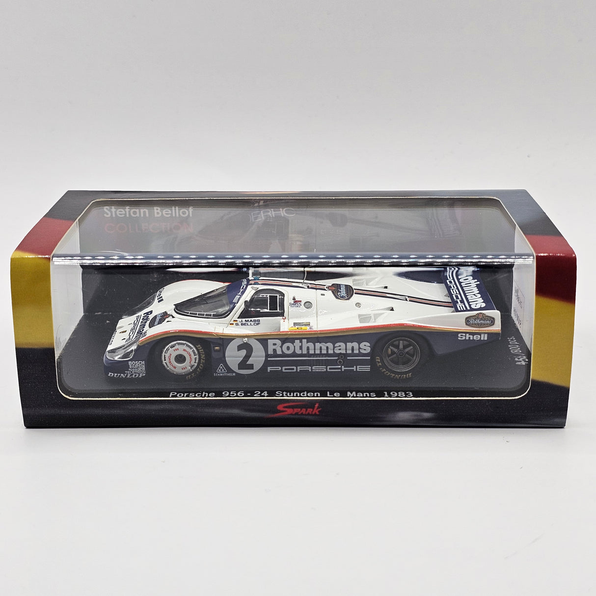 Spark Porsche 956 #2 Rothmans Porsche Le Mans 1983 Stefan Bellof Collection 1/43 Scale