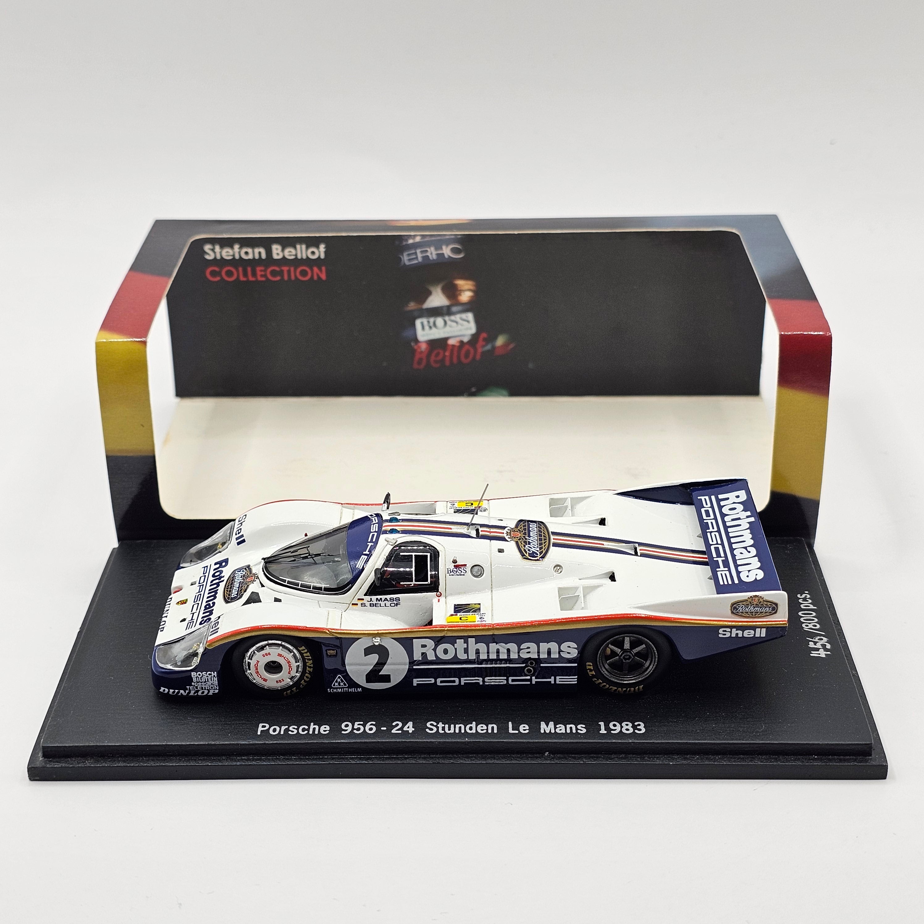 Spark Porsche 956 #2 Rothmans Porsche Le Mans 1983 Stefan Bellof Colle
