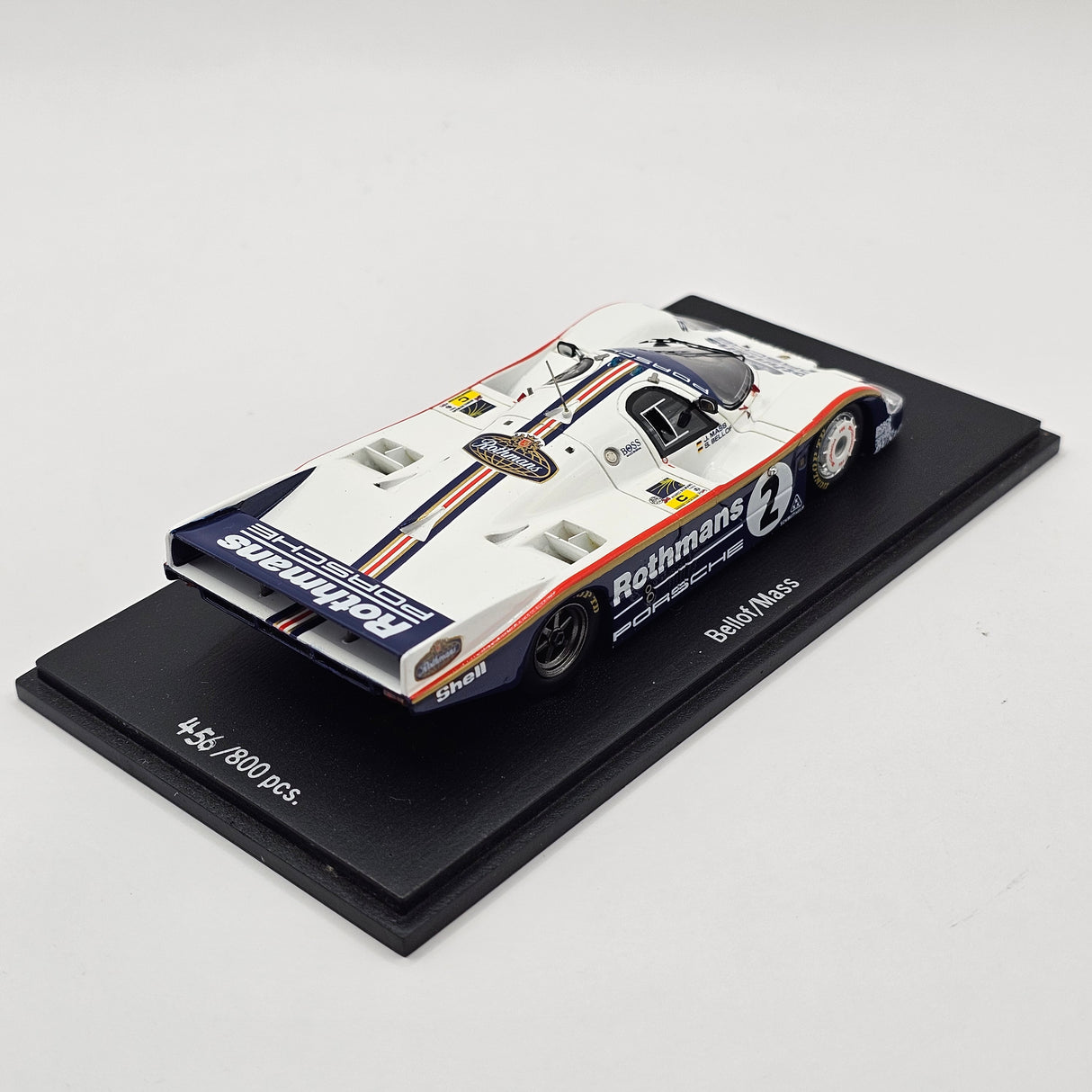 Spark Porsche 956 #2 Rothmans Porsche Le Mans 1983 Stefan Bellof Collection 1/43 Scale