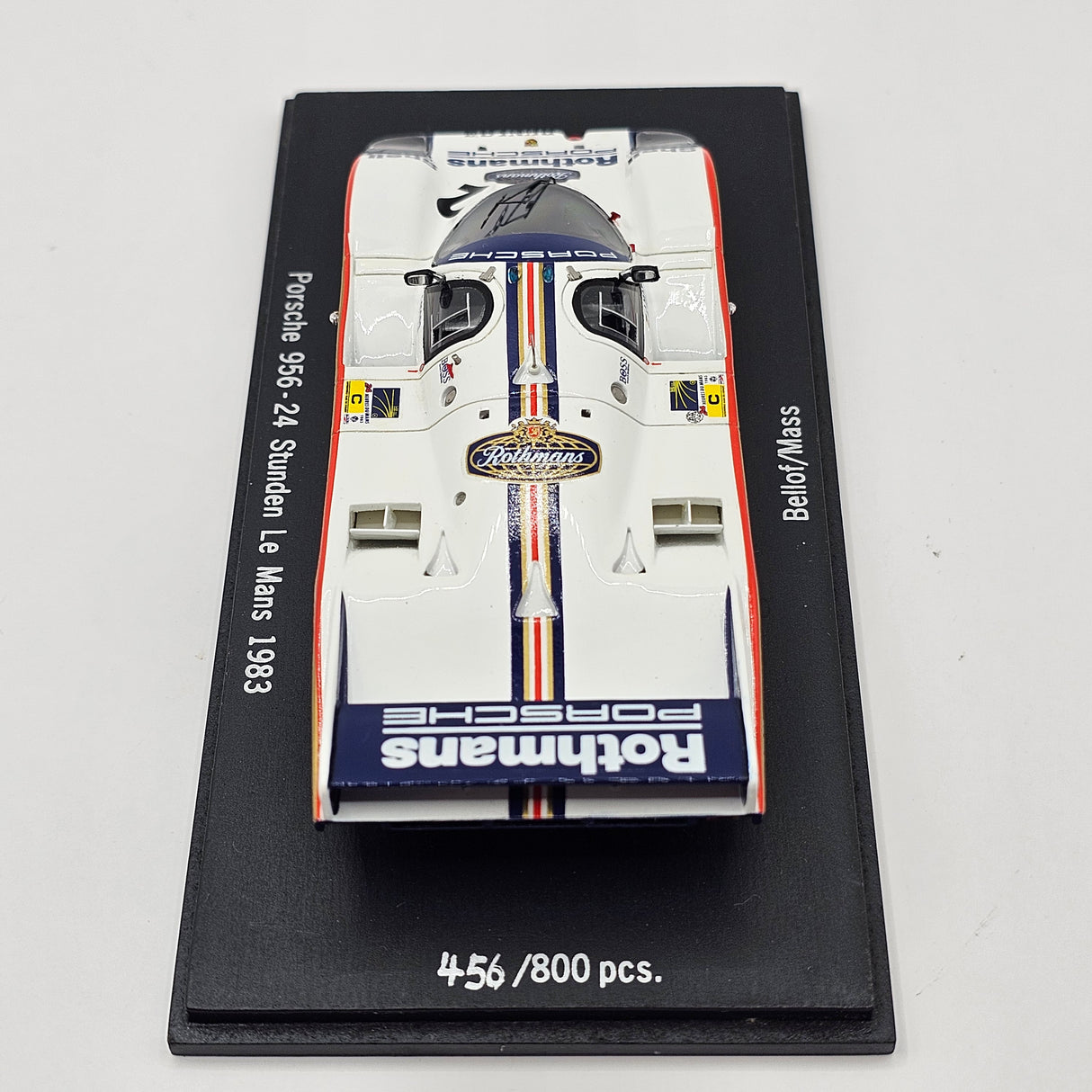 Spark Porsche 956 #2 Rothmans Porsche Le Mans 1983 Stefan Bellof Collection 1/43 Scale