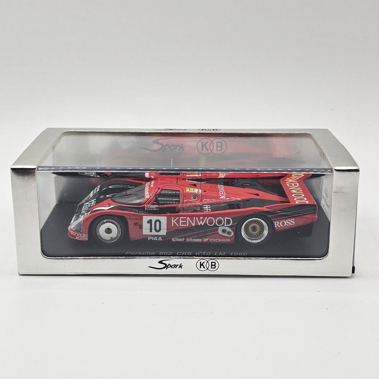 Spark Porsche 962 CK6 #10 Porsche Kremer Racing Le Mans 1989 1/43 Scale KBS015