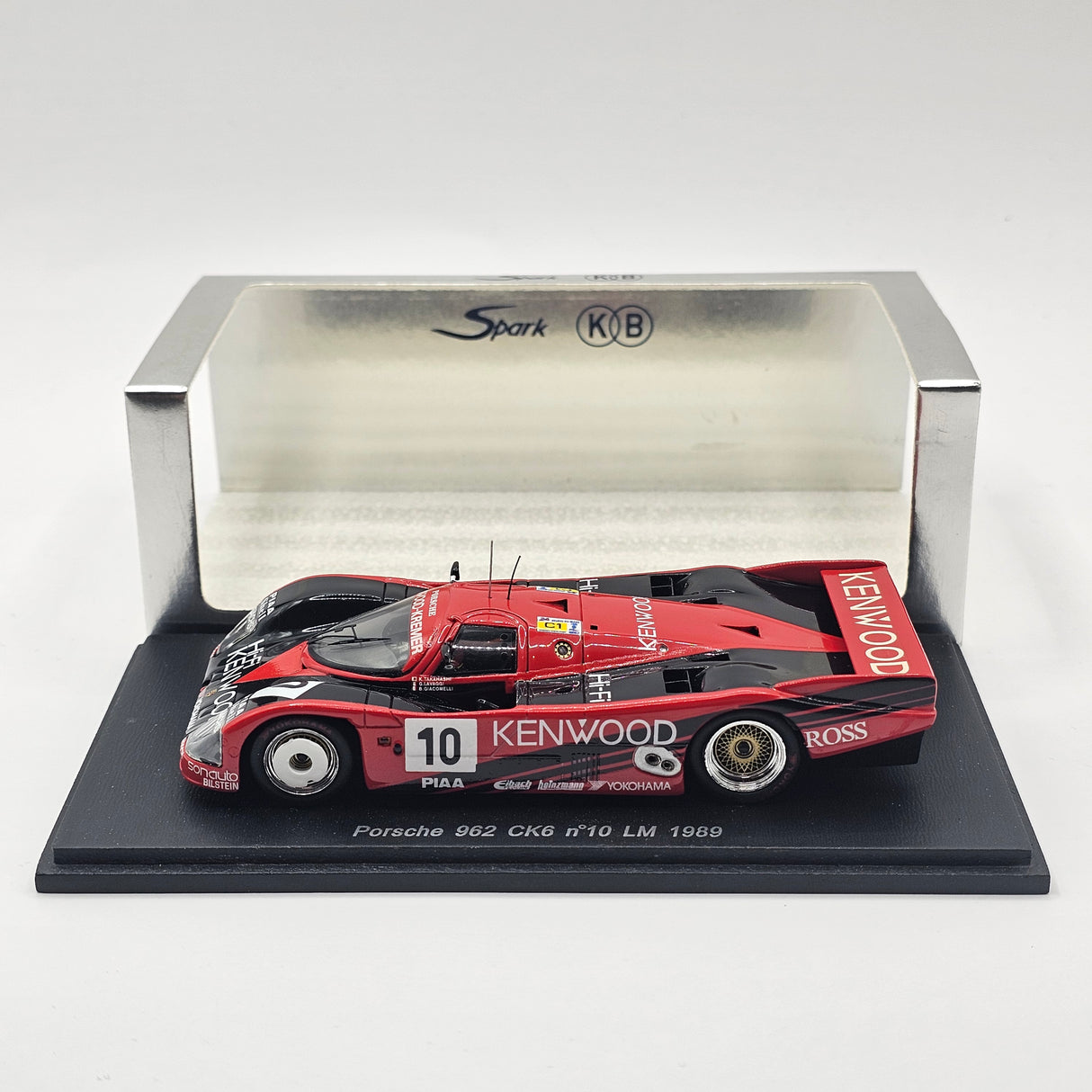 Spark Porsche 962 CK6 #10 Porsche Kremer Racing Le Mans 1989 1/43 Scale KBS015