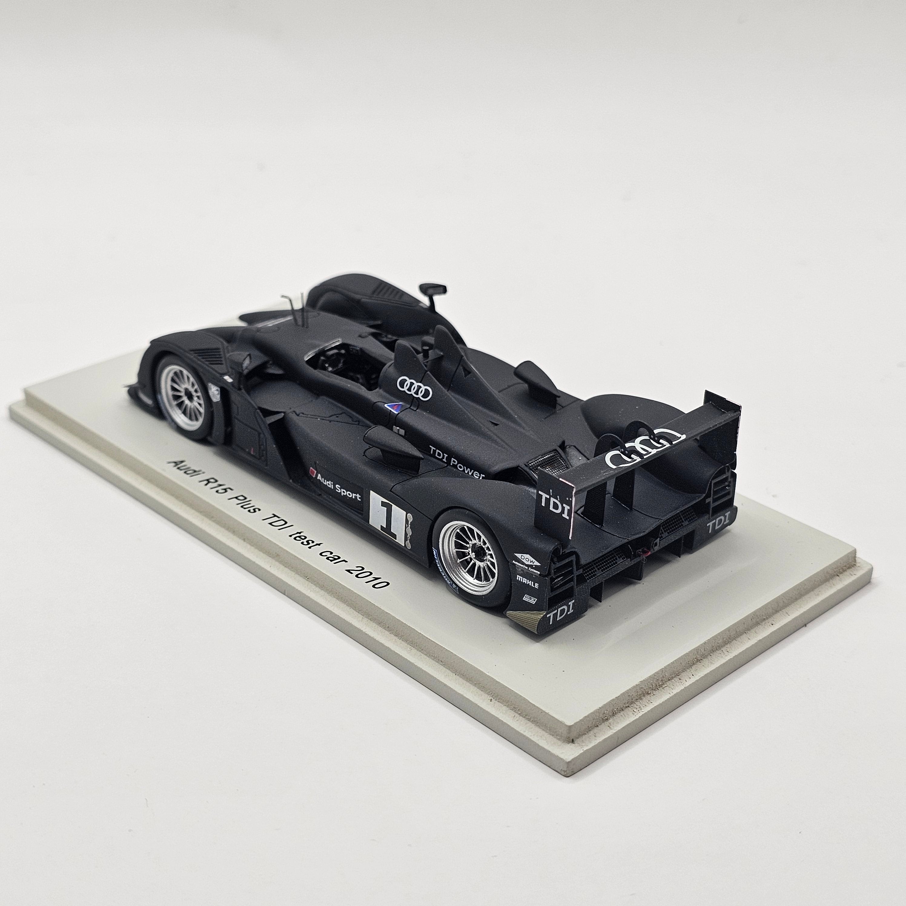 Spark Audi R15 Plus TDi LMP Le Mans Prototype Test Car 2010 1/43 Scale