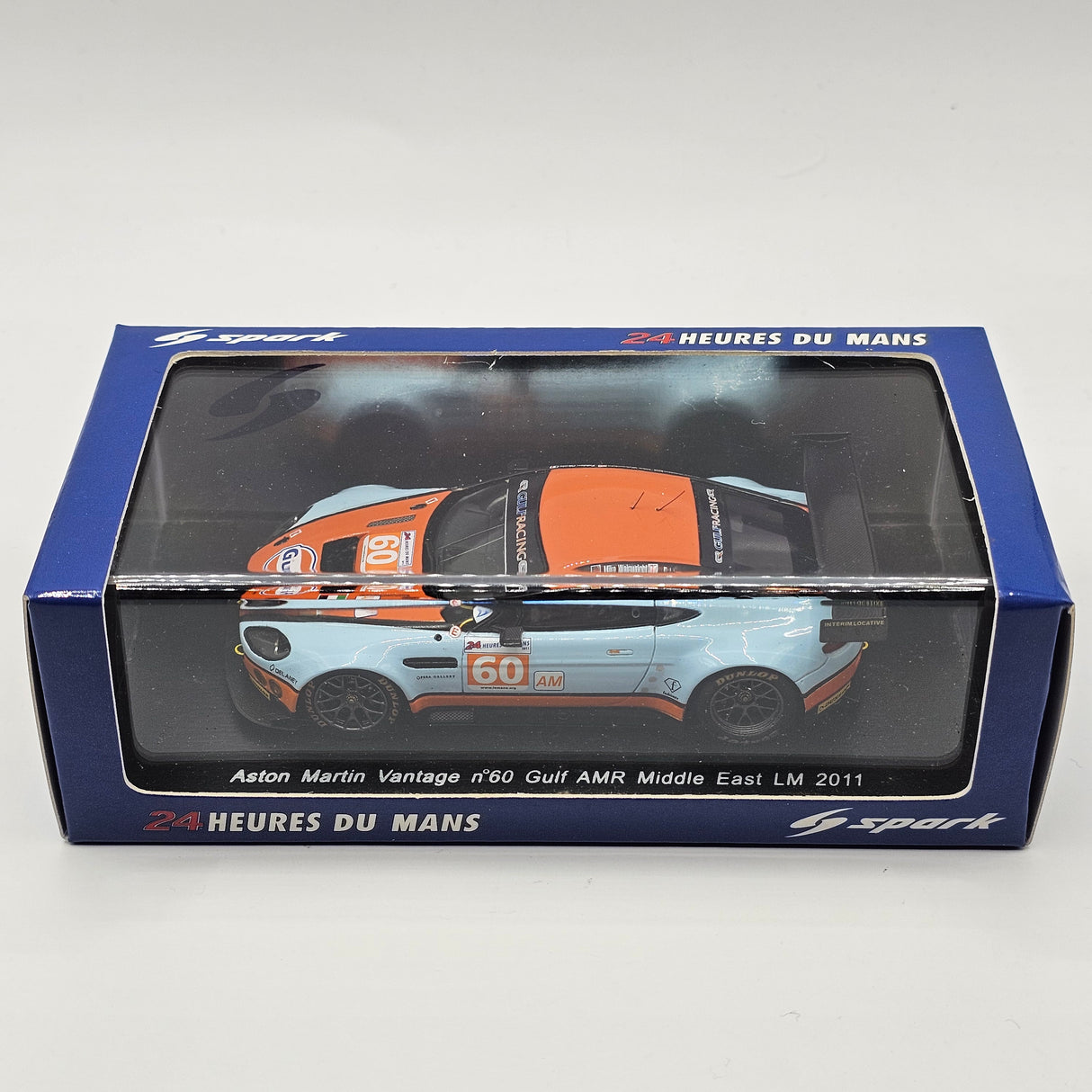 Spark Aston Martin Vantage #60 Gulf AMR Middle East Le Mans 2011 1/43 Scale S2545