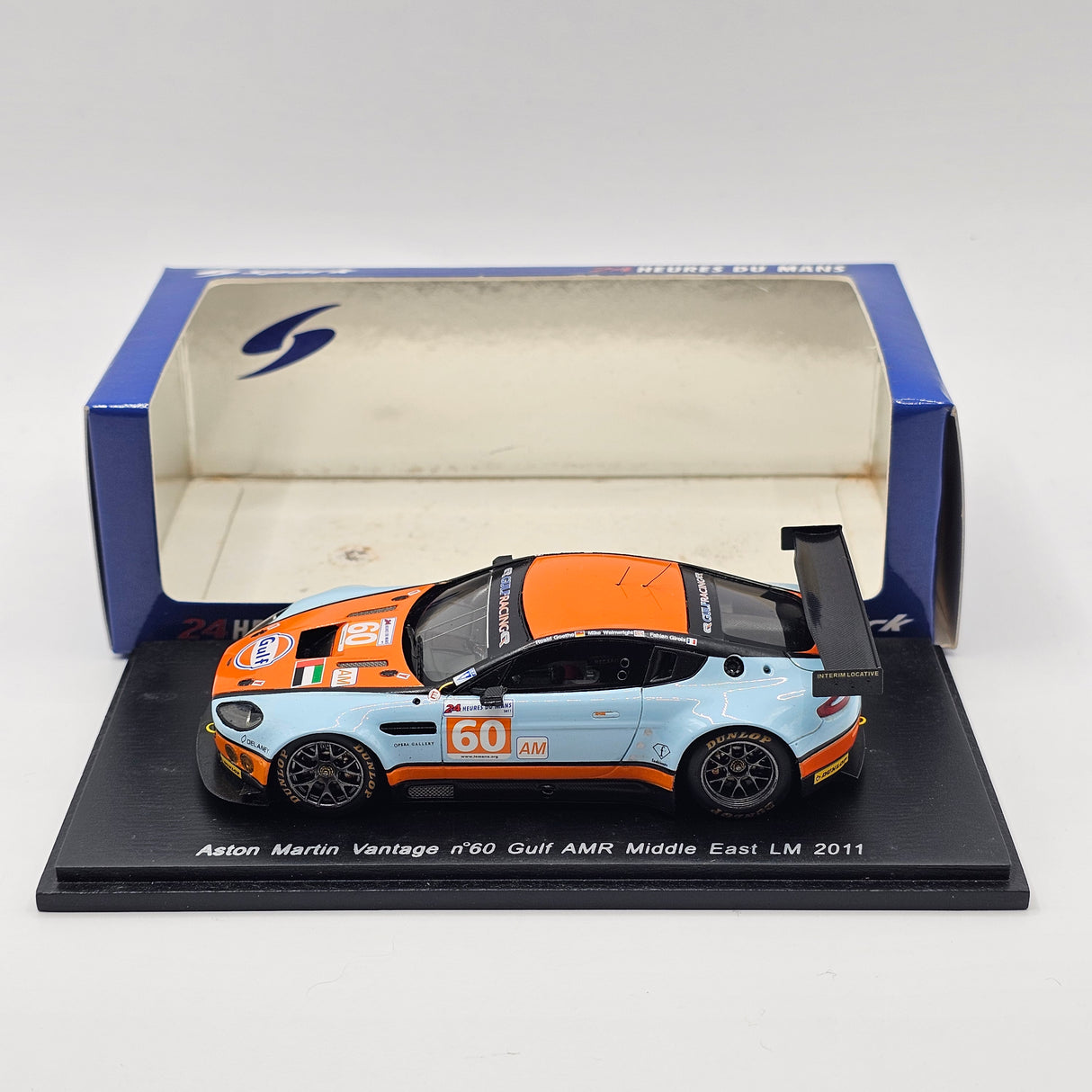 Spark Aston Martin Vantage #60 Gulf AMR Middle East Le Mans 2011 1/43 Scale S2545