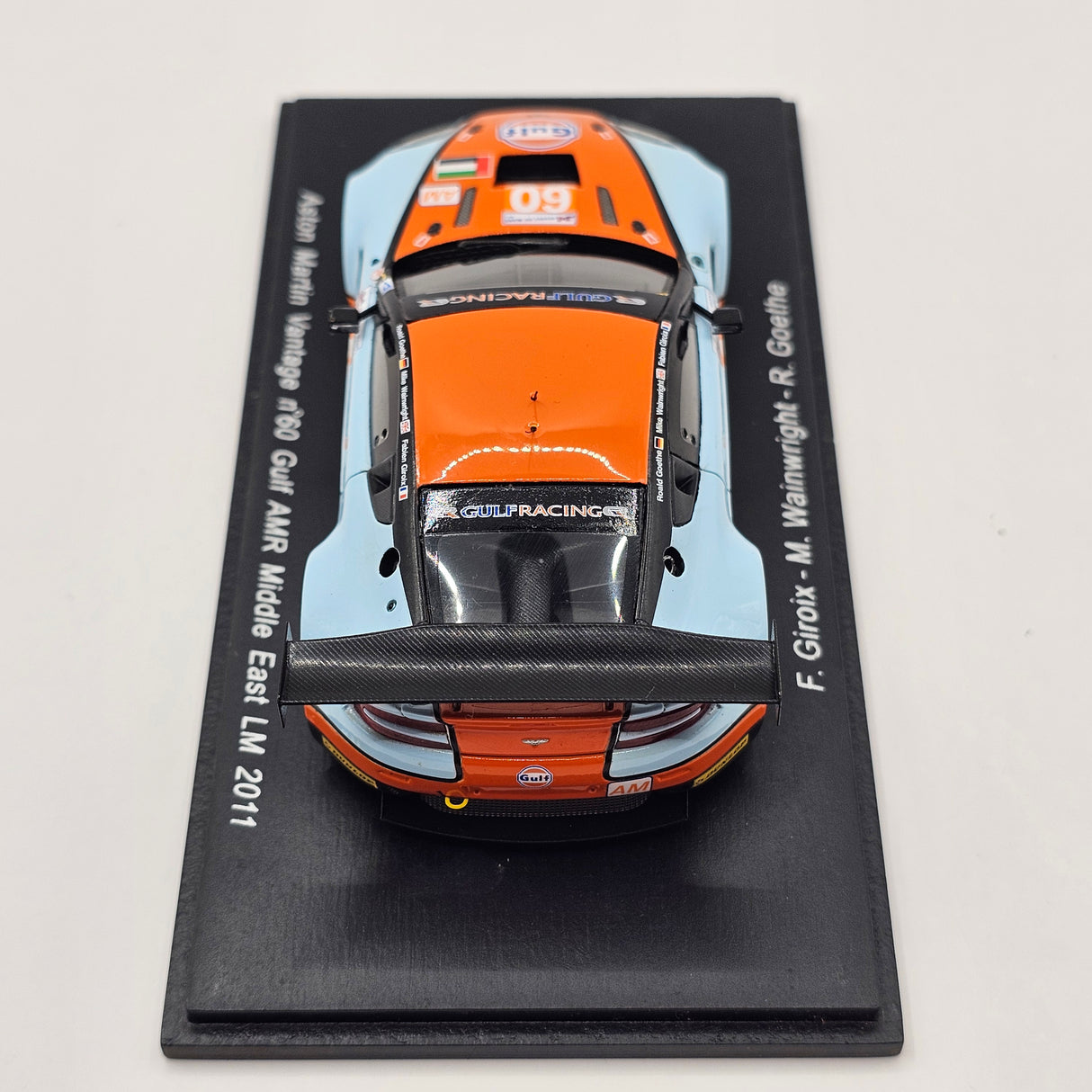 Spark Aston Martin Vantage #60 Gulf AMR Middle East Le Mans 2011 1/43 Scale S2545