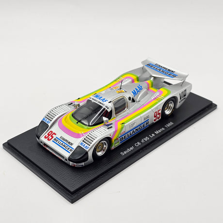 Spark Sauber C6 #95 Bartlett Chevron Racing Le Mans 1986 1/43 Scale S4081