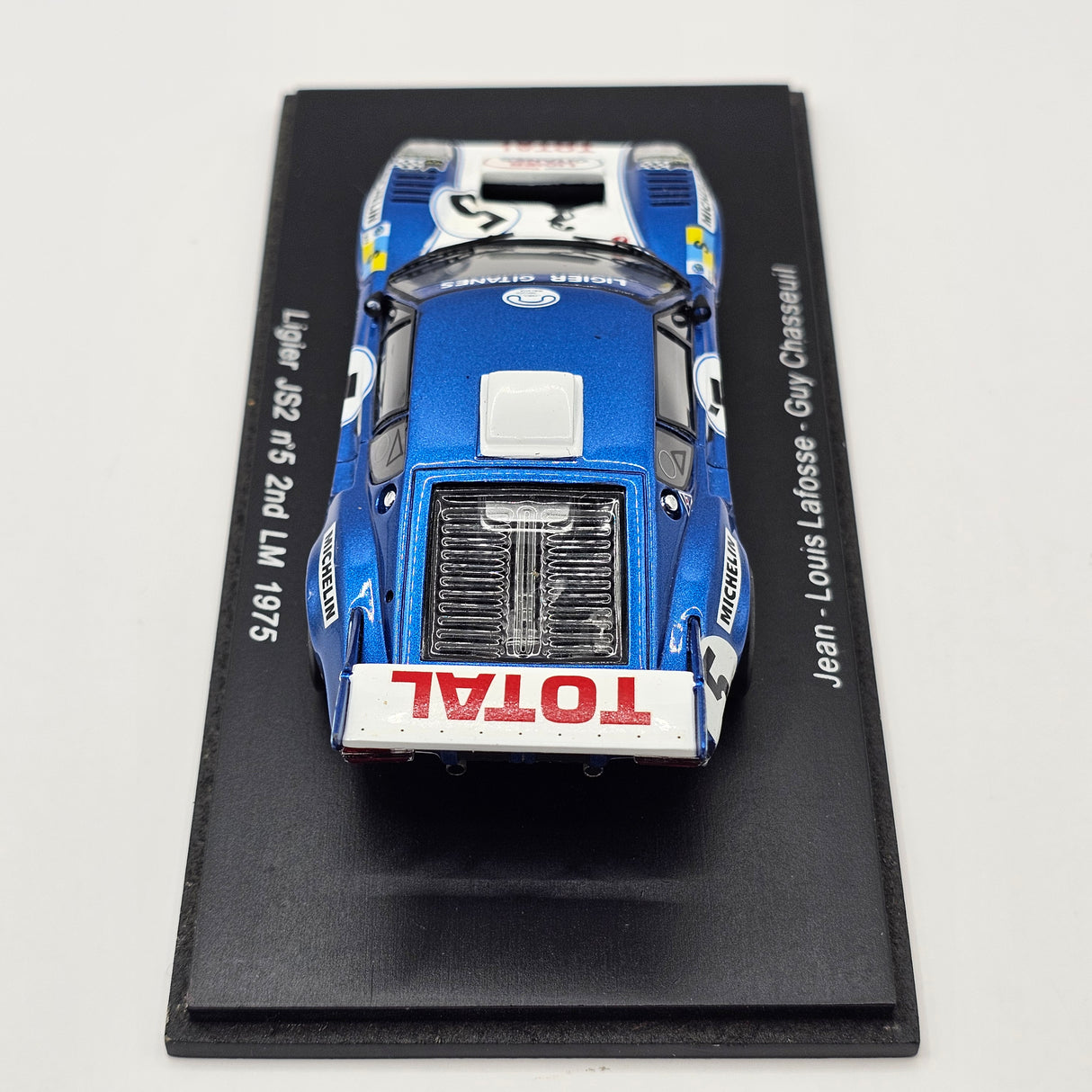 Spark Ligier JS2 #5 Automobiles Ligier Gitanes 2nd Place Le Mans 1975 1/43 Scale