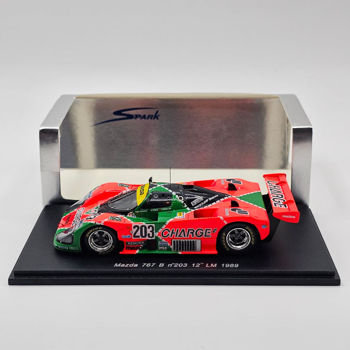 Spark Mazda 767B #203 Mazdaspeed Le Mans 1989 1/43 Scale S0645