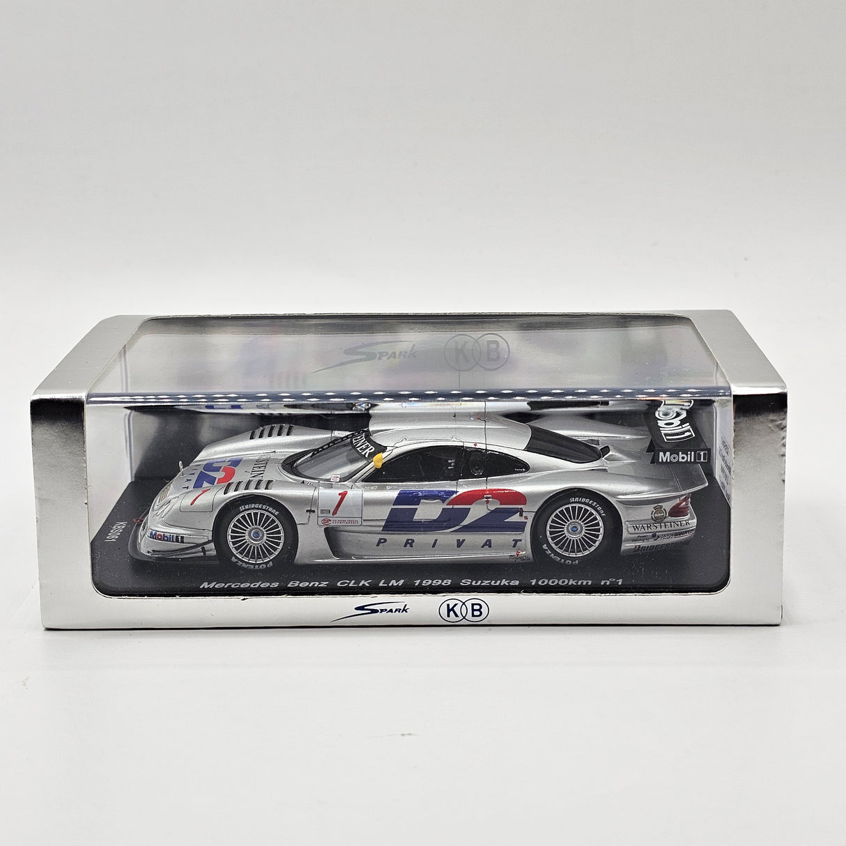 Spark Mercedes-Benz CLK LM #1 AMG-Mercedes Suzuka 1000KM 1998 Winner 1/43 Scale