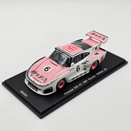 Spark Porsche 935 K3 #6 Kremer Racing Suzuka 1000KM 1981 Winner 1/43 Scale KBS063