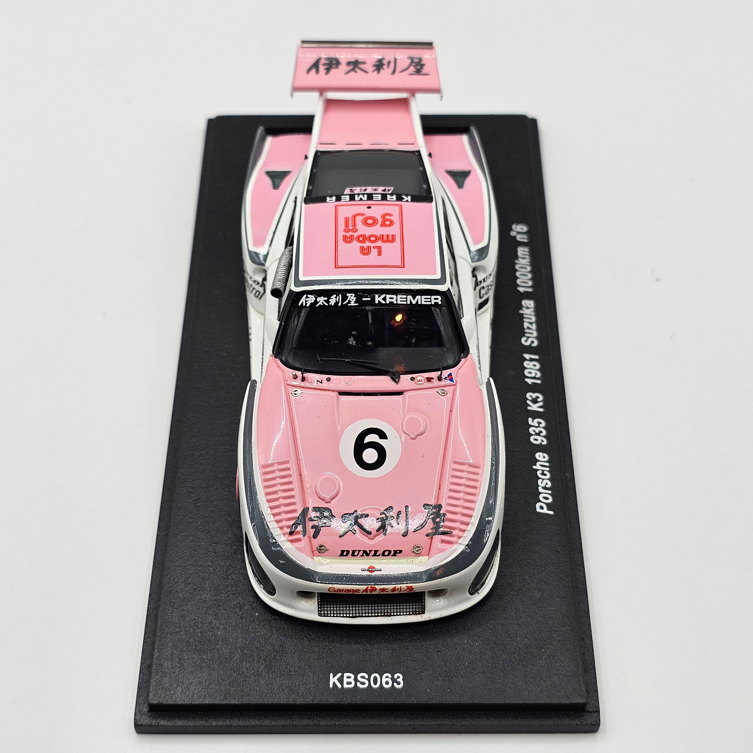 Spark Porsche 935 K3 #6 Kremer Racing Suzuka 1000KM 1981