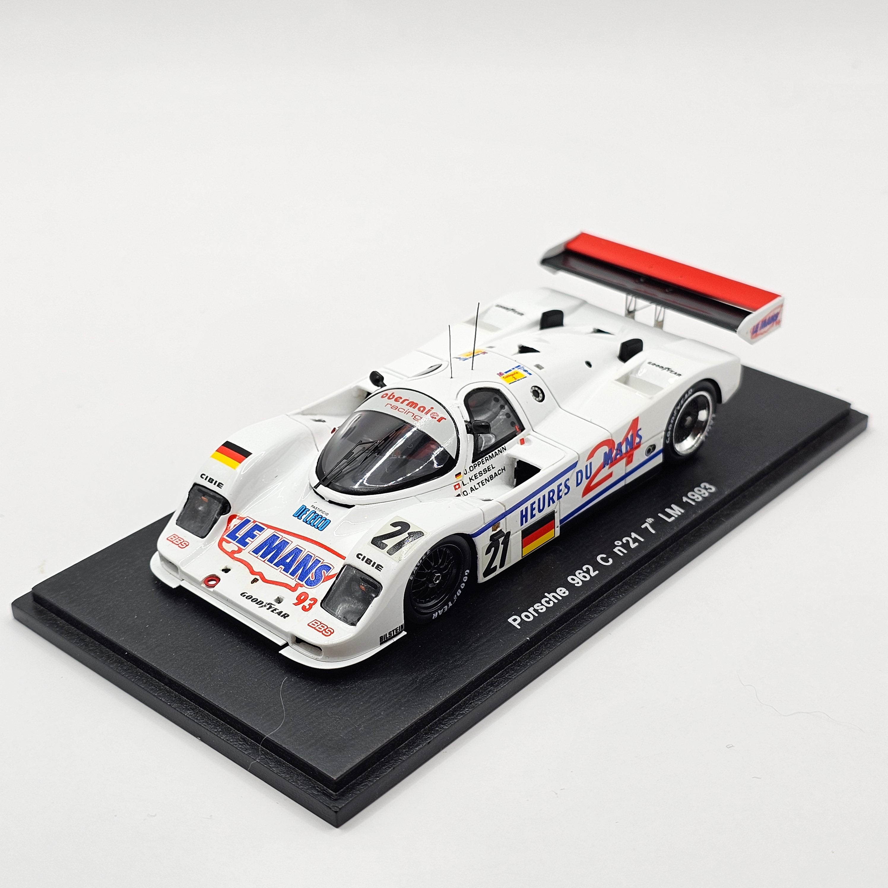 Spark Porsche 962C #21 Obermaier Racing GmbH Le Mans 1993 1/43 Scale S