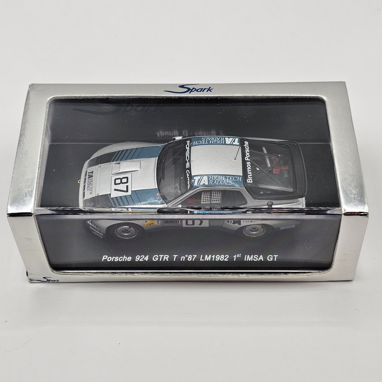 Spark Porsche 924 GTR #84 LM Le Mans 24 Hours 1982 1/43 S0989 Spark Porsche 924 GTR #84 LM Le Mans 24 Hours 1982 1/43 S0989