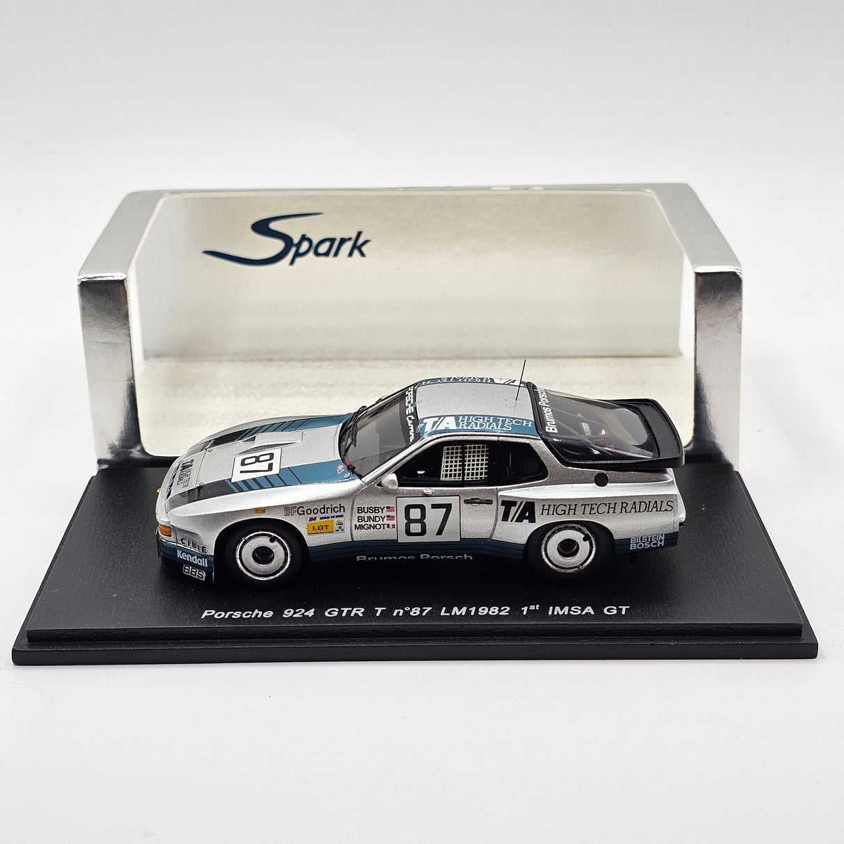 Spark Porsche 924 GTR #87 BF Goodrich Le Mans 1982 GTO Winner 1/43 Scale S0987