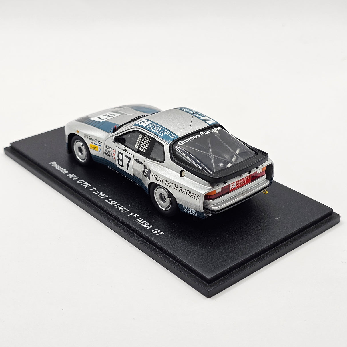 Spark Porsche 924 GTR #87 BF Goodrich Le Mans 1982 GTO Winner 1/43 Scale S0987