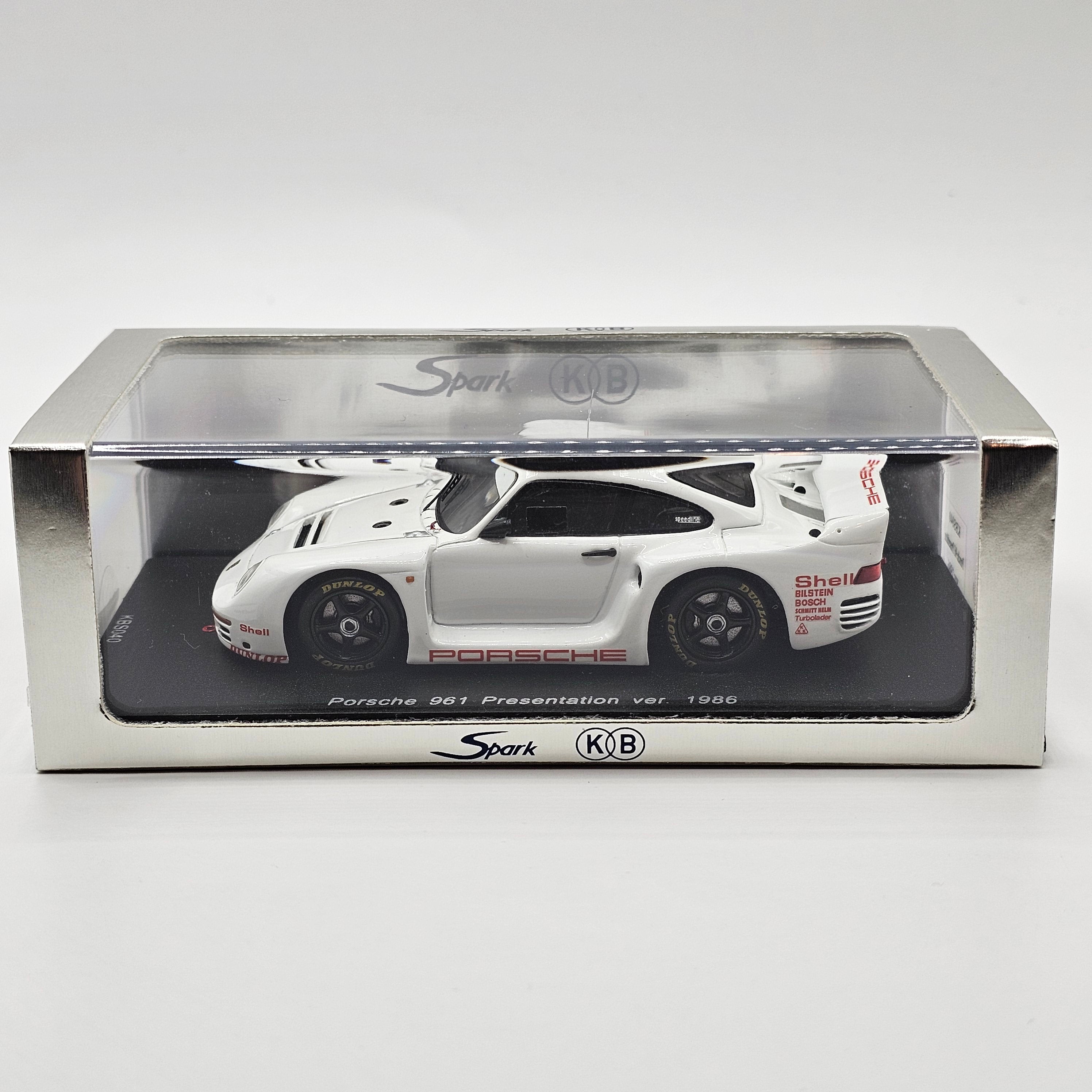 Spark Porsche 961 Presentation Car Le Mans 1986 1/43 Scale