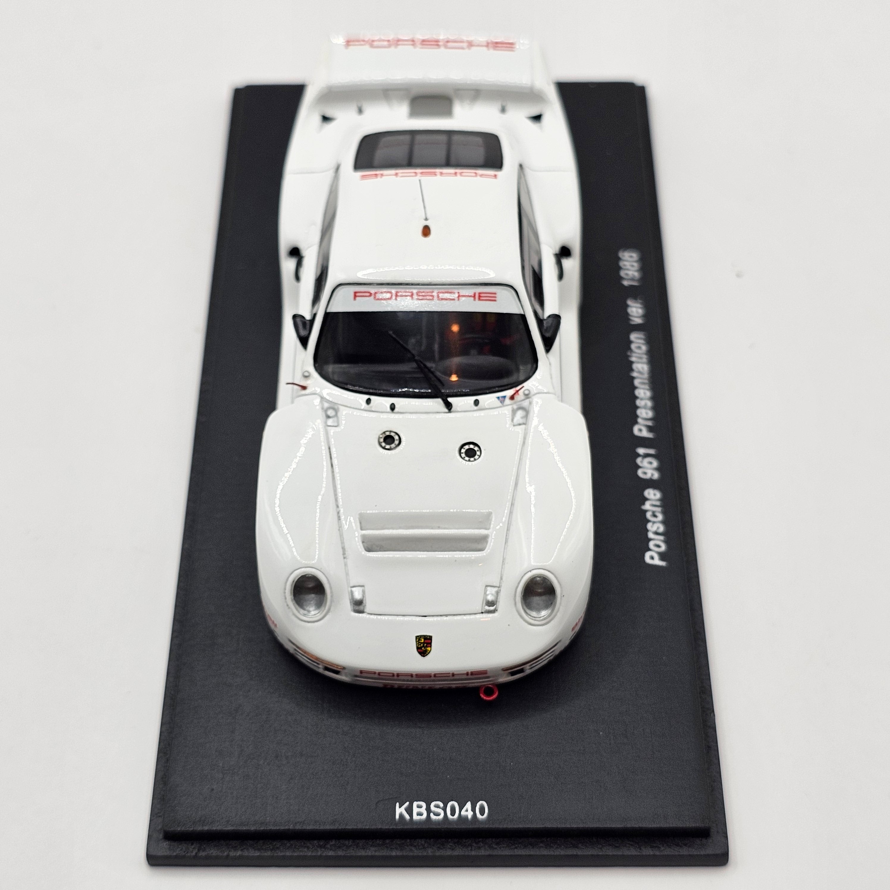 最も優遇の Porsche Spark 961 Scale 1/43 1986 Mans Le Car Presentation 自動車