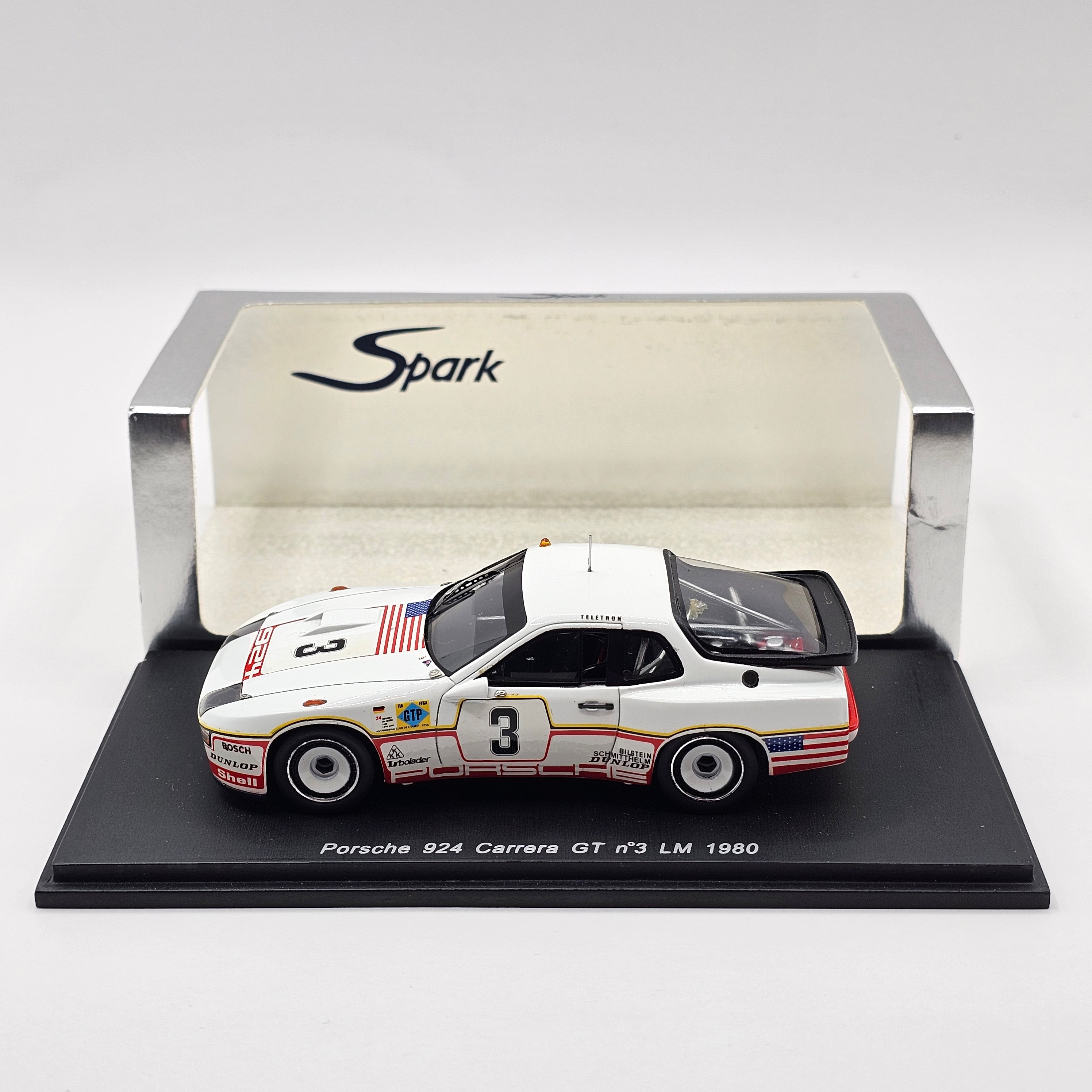 Spark Porsche 924 Carrera GT #3 Porsche System Le Mans 1980 1/43 Scale