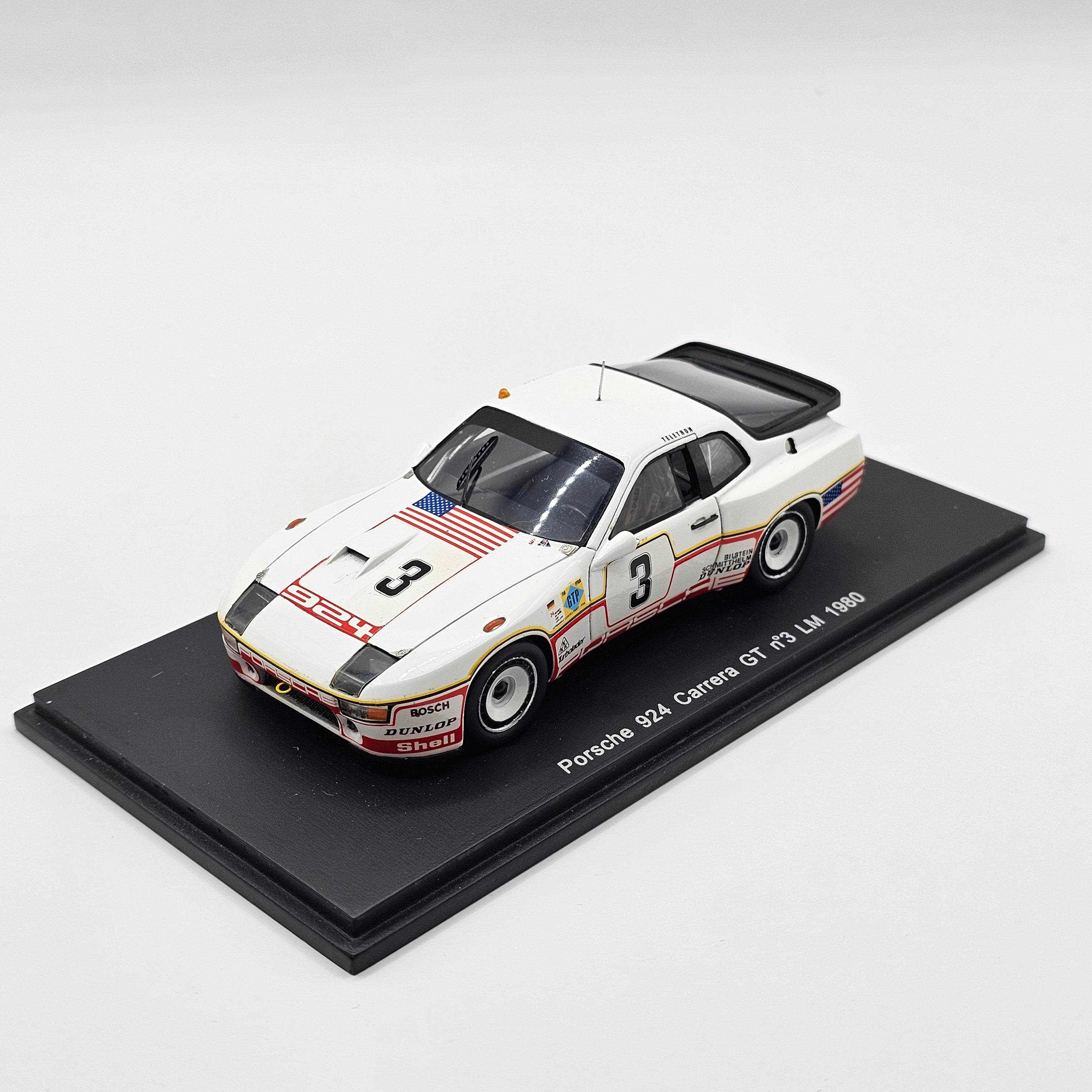 spark 1/43 ポルシェ 924 カレラ GT ルマン1980 Spark Porsche 924 Carrera GT #3 Porsche System Le Mans 1980 1/43 Scale