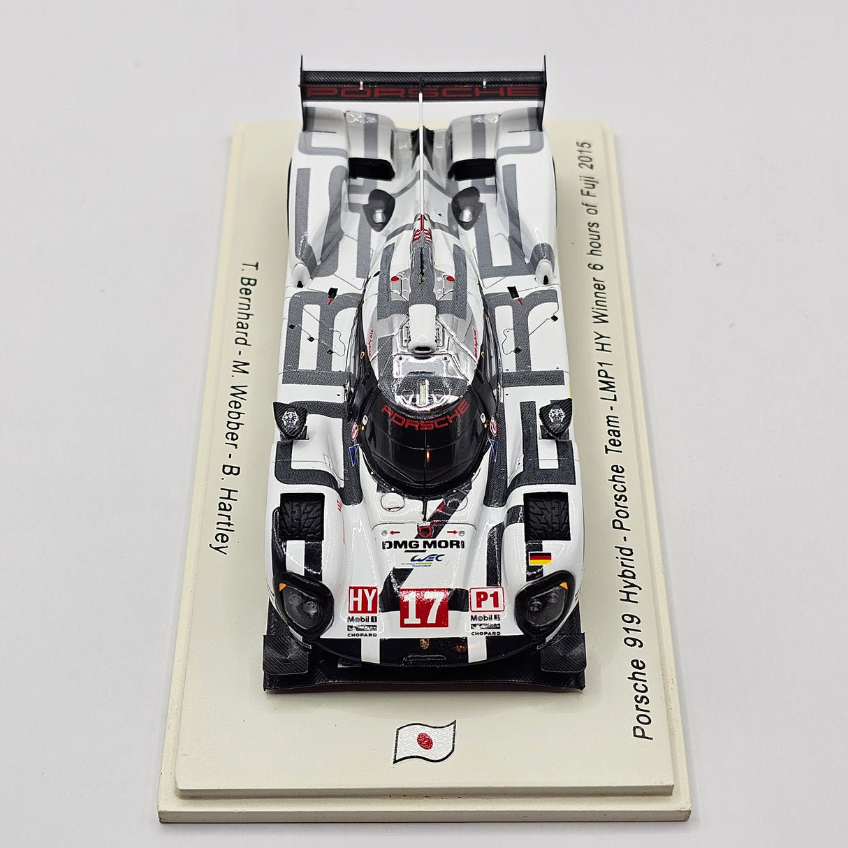 Spark Porsche 919 Hybrid #17 Team Porsche 6Hrs Fuji 2015 Winner 1/43 Scale SJ036