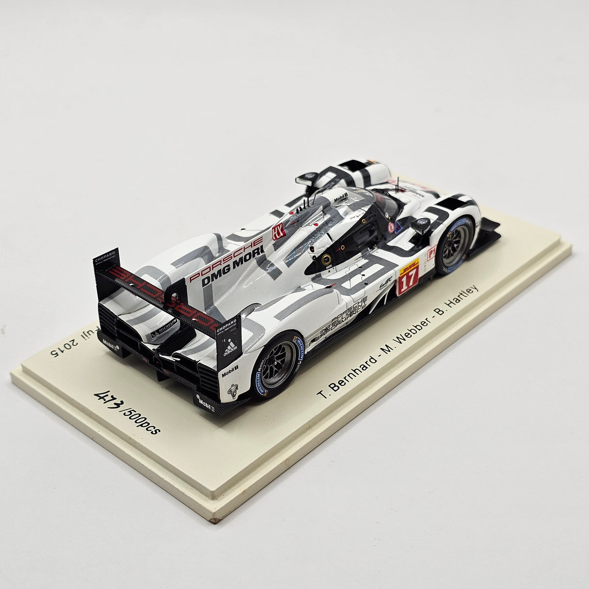 Spark Porsche 919 Hybrid #17 Team Porsche 6Hrs Fuji 2015 Winner 1/43 Scale SJ036