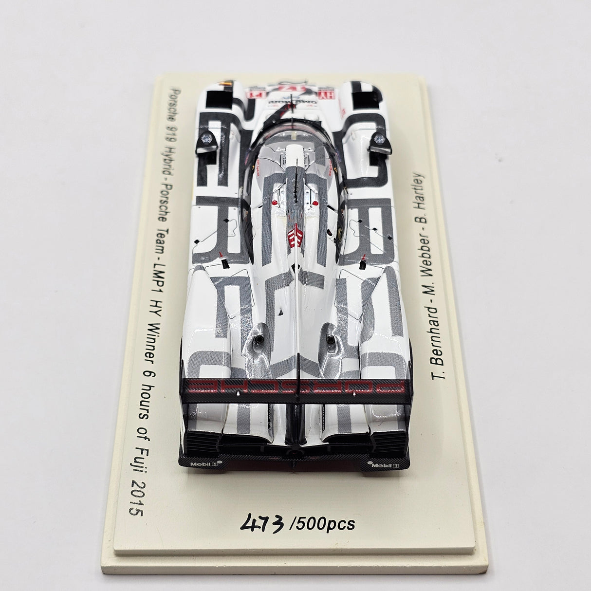 Spark Porsche 919 Hybrid #17 Team Porsche 6Hrs Fuji 2015 Winner 1/43 Scale SJ036