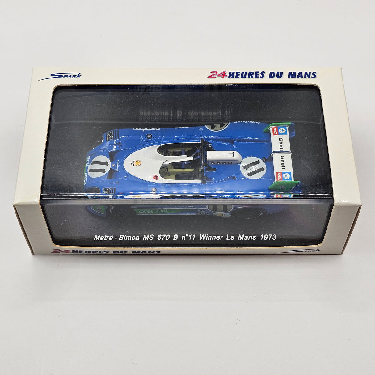 Spark Matra Simca MS670 #11 Equipe Shell Le Mans 1973 Winner 1/43 Scale 43LM73