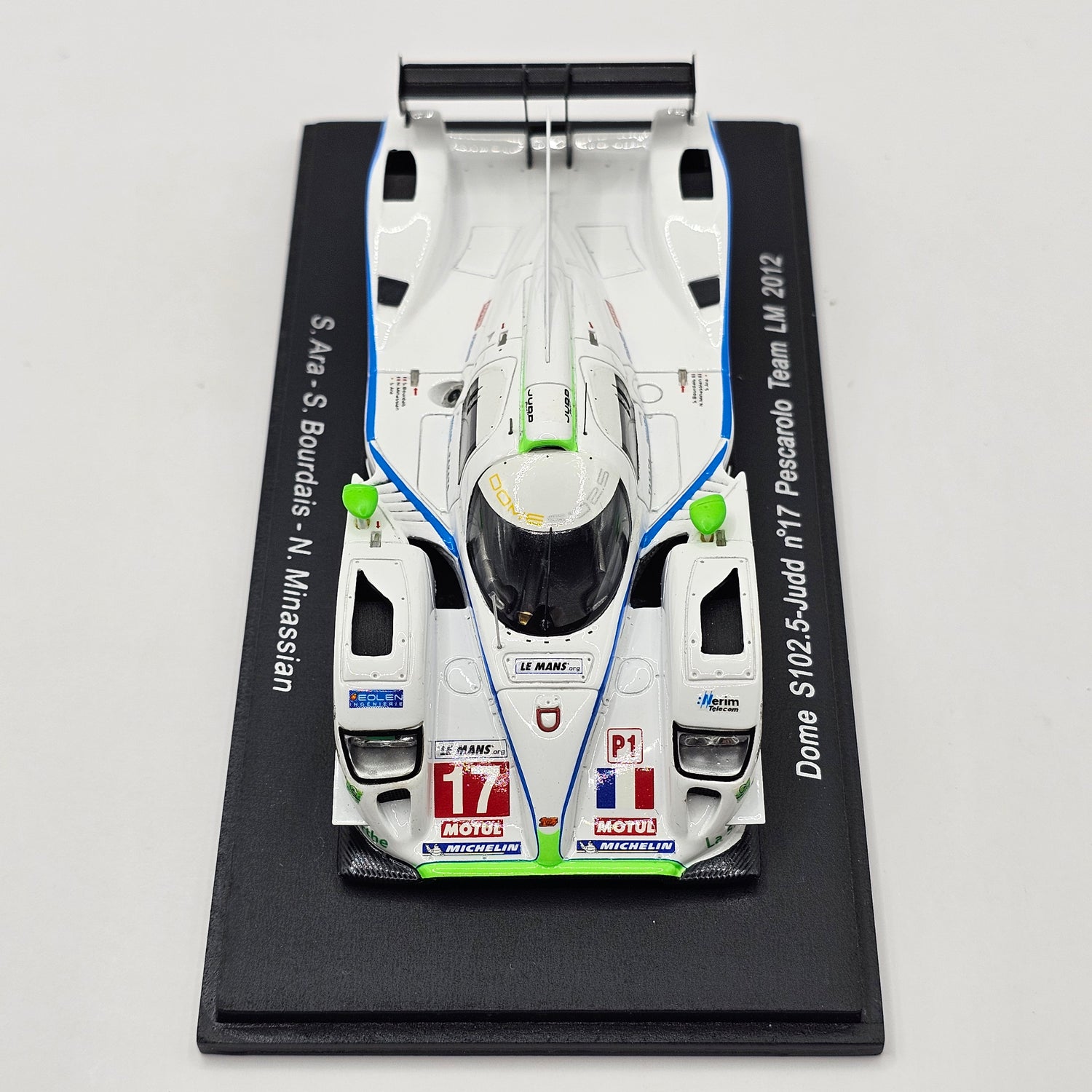 OAK Pescarolo-Judd Spark Modelauto 1:43 2011 Shinji Nakano / Nicolas de OAK Pescarolo-Judd Spark Modelauto 1:43 2011 Shinji Nakano / Nicolas de