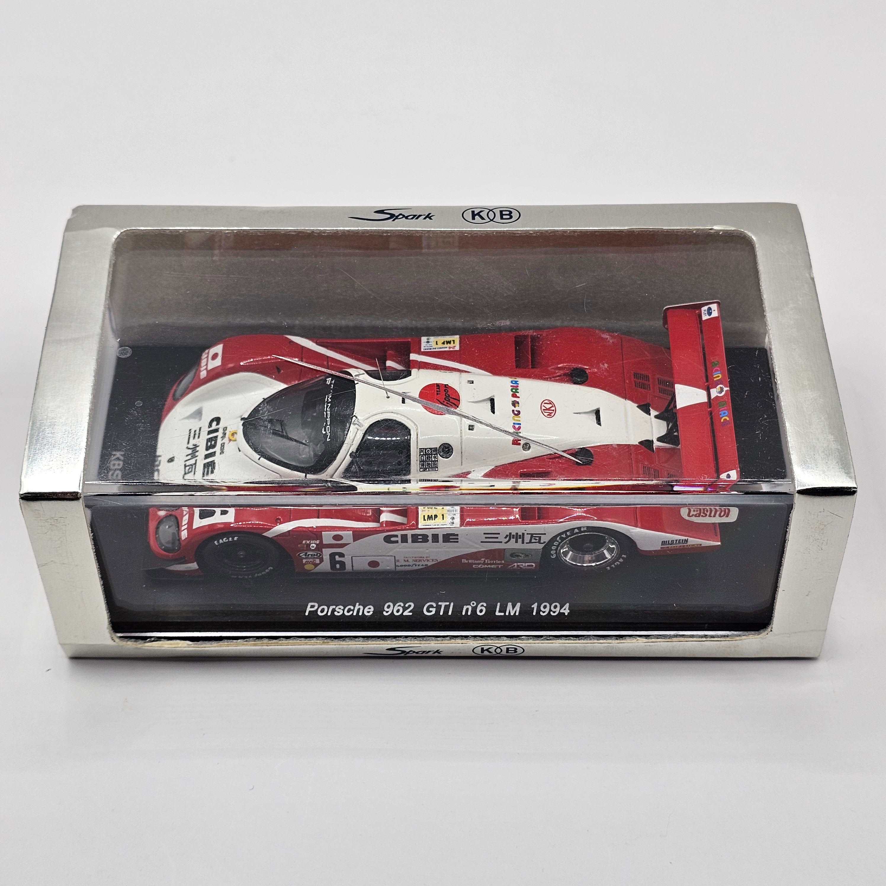 1/43スパークポルシェ 962 GTI LM 1989 RAIKA GROUP Spark 1:43 Porsche 962 GTI #15 24h LeMans 1989 Hobbs