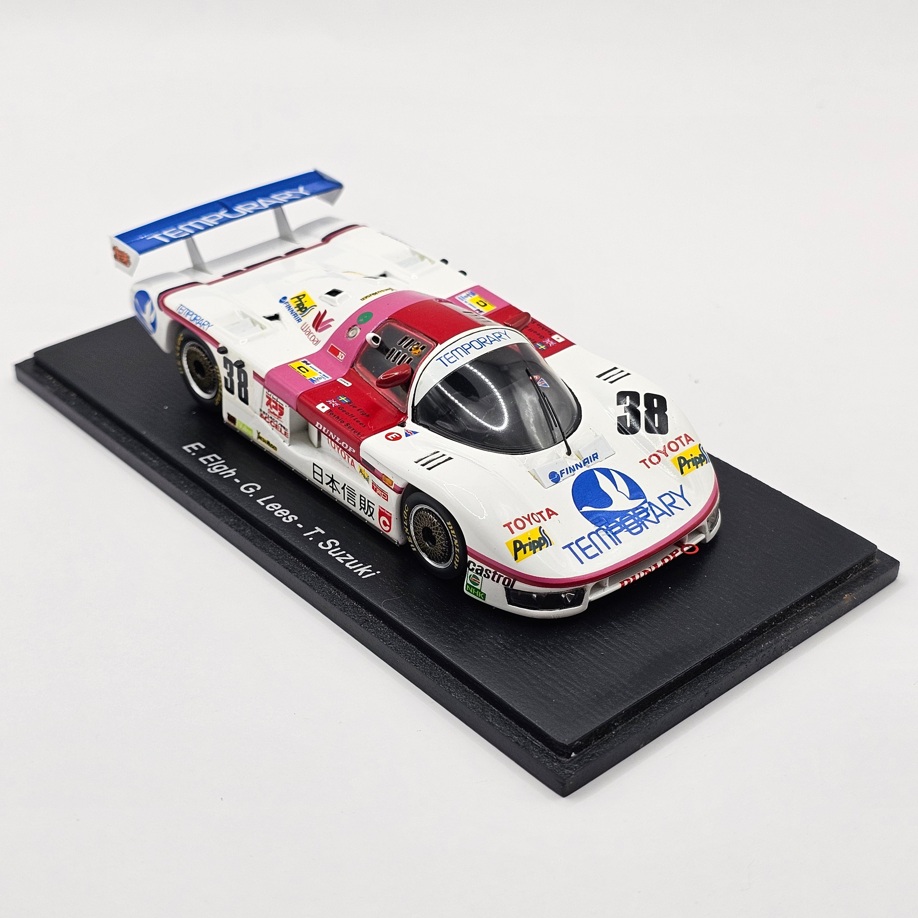 トヨタ - 1/43 Spark トムス 童夢 85C トヨタ 1985 Le Mans Amazon | 1/43 JSPC ignition model TOYOTA TOMS 85C MINOLTA