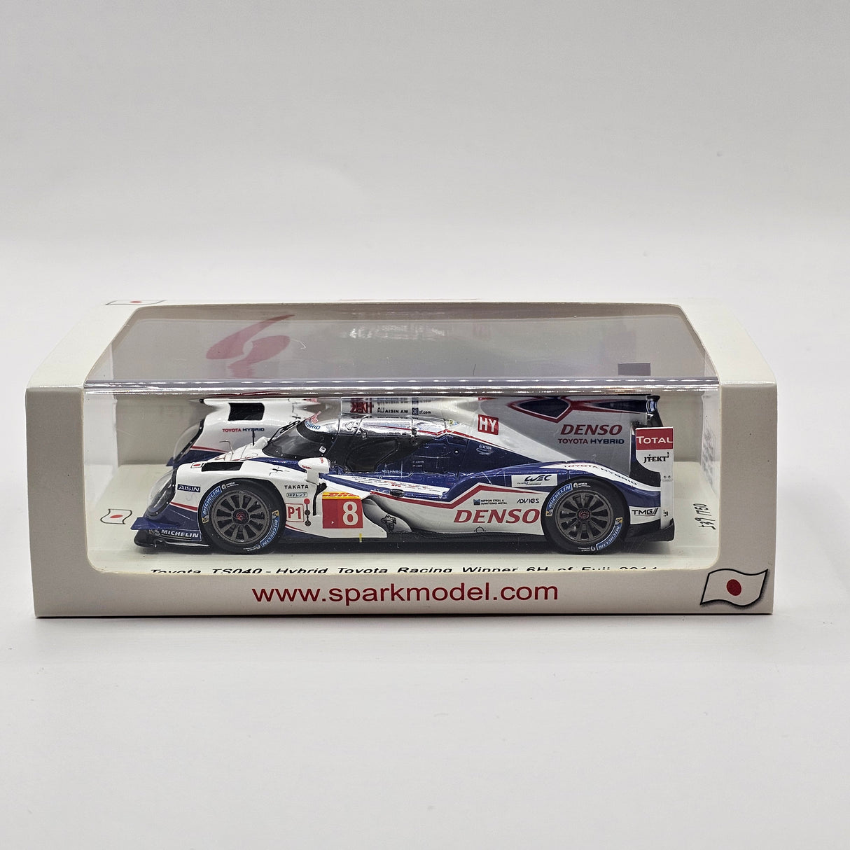 Spark Toyota TS040 #8 Toyota Racing 6Hrs Fuji Winner 2014 1/43 Scale SJ033