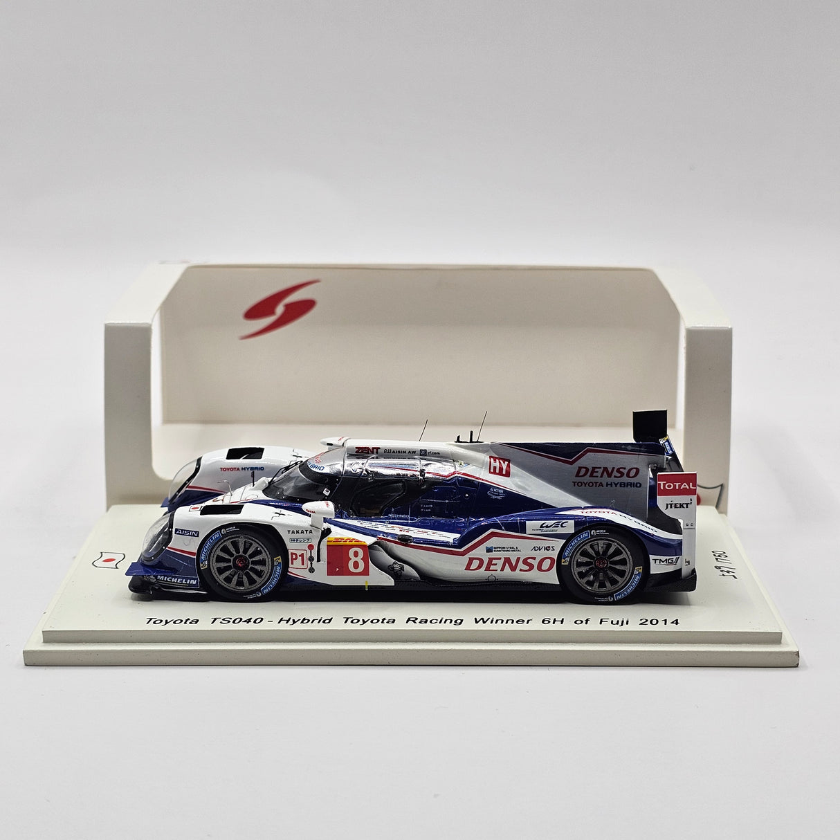 Spark Toyota TS040 #8 Toyota Racing 6Hrs Fuji Winner 2014 1/43 Scale SJ033