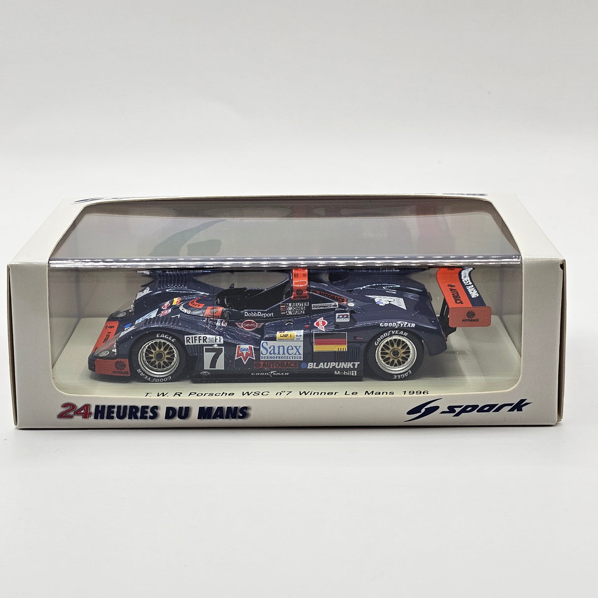 Spark TWR Porsche WSC #7 Joest Racing Le Mans 1996 Winner 1/43 Scale 43LM96