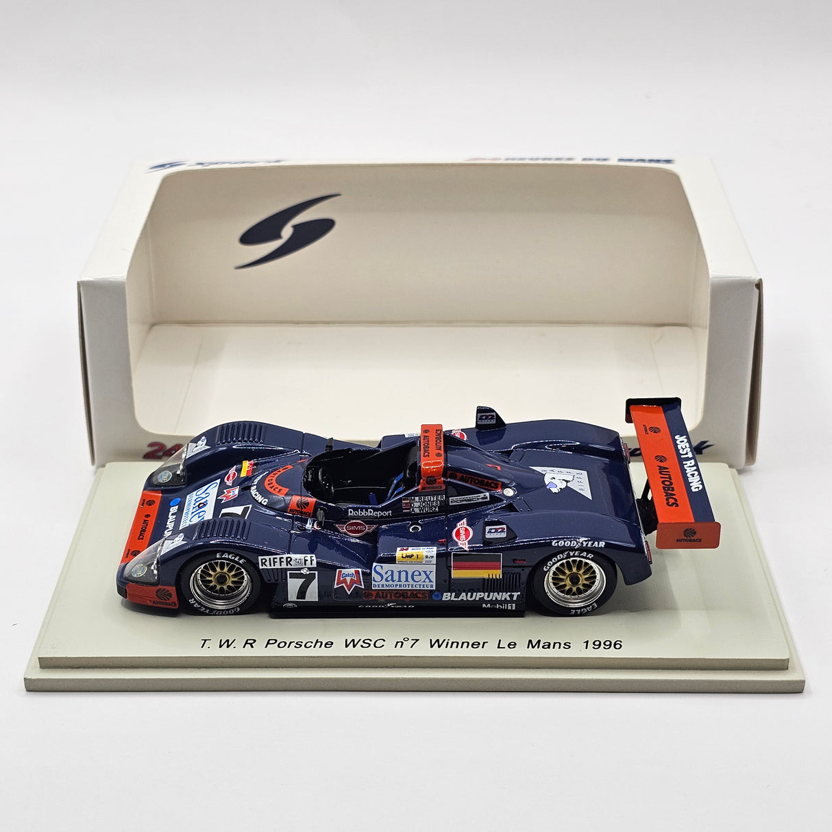 Spark TWR Porsche WSC #7 Joest Racing Le Mans 1996 Winner 1/43 Scale 43LM96