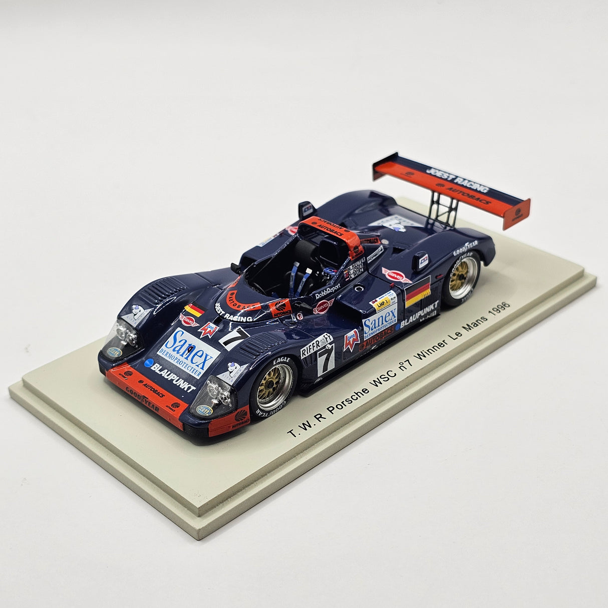 Spark TWR Porsche WSC #7 Joest Racing Le Mans 1996 Winner 1/43 Scale 43LM96