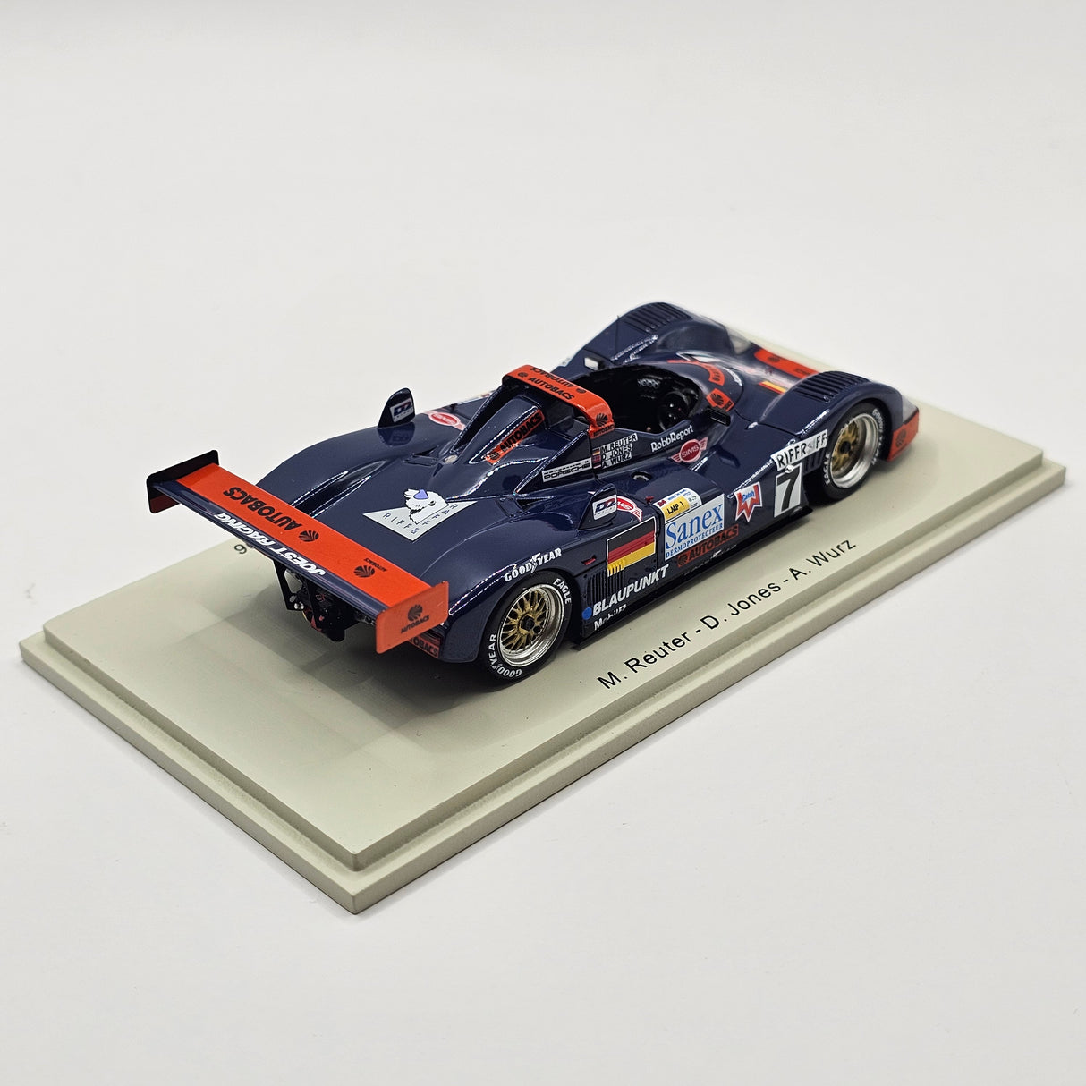 Spark TWR Porsche WSC #7 Joest Racing Le Mans 1996 Winner 1/43 Scale 43LM96