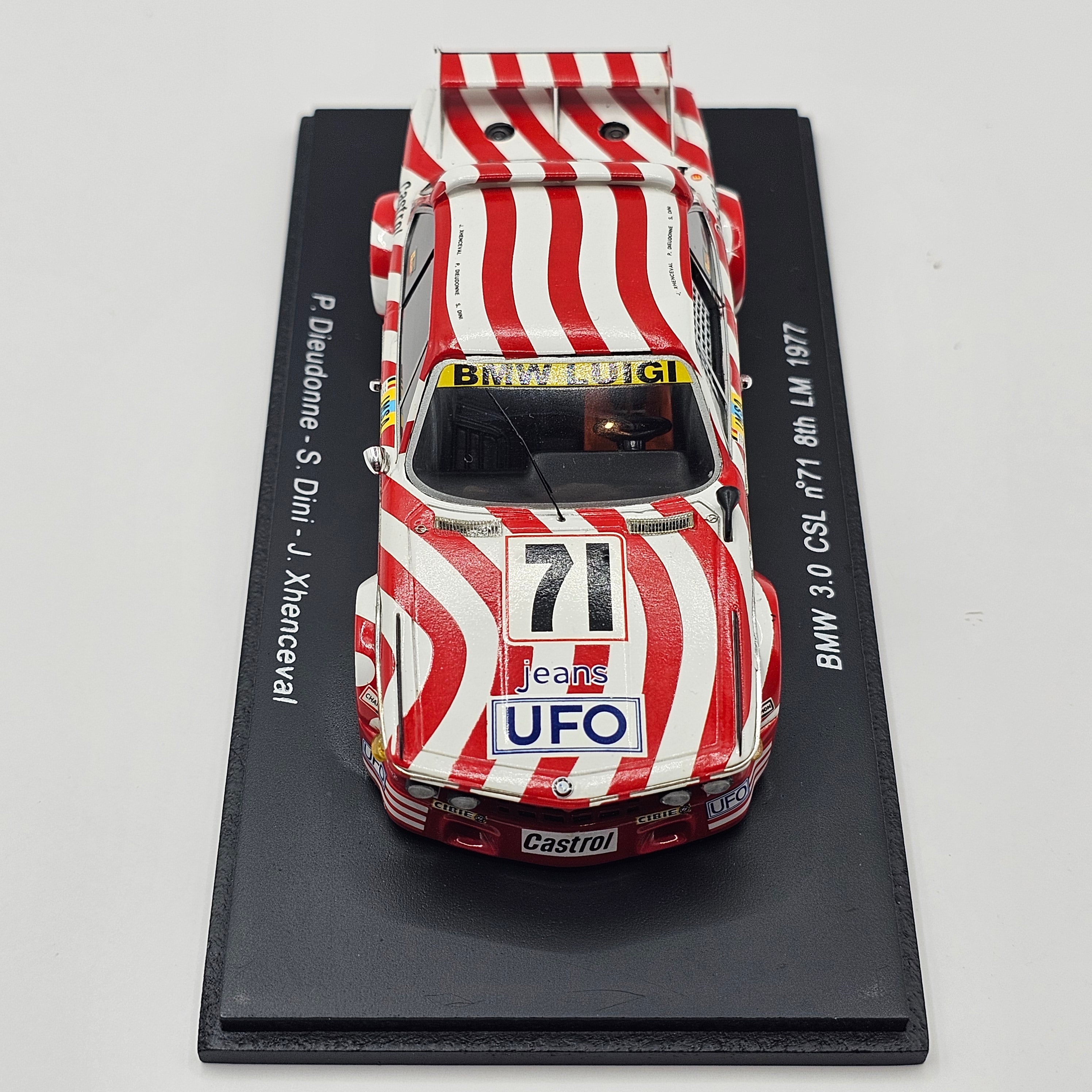 Spark BMW 3.0 CSL #71 Luigi Racing Le Mans 1977 1/43 Scale S1573
