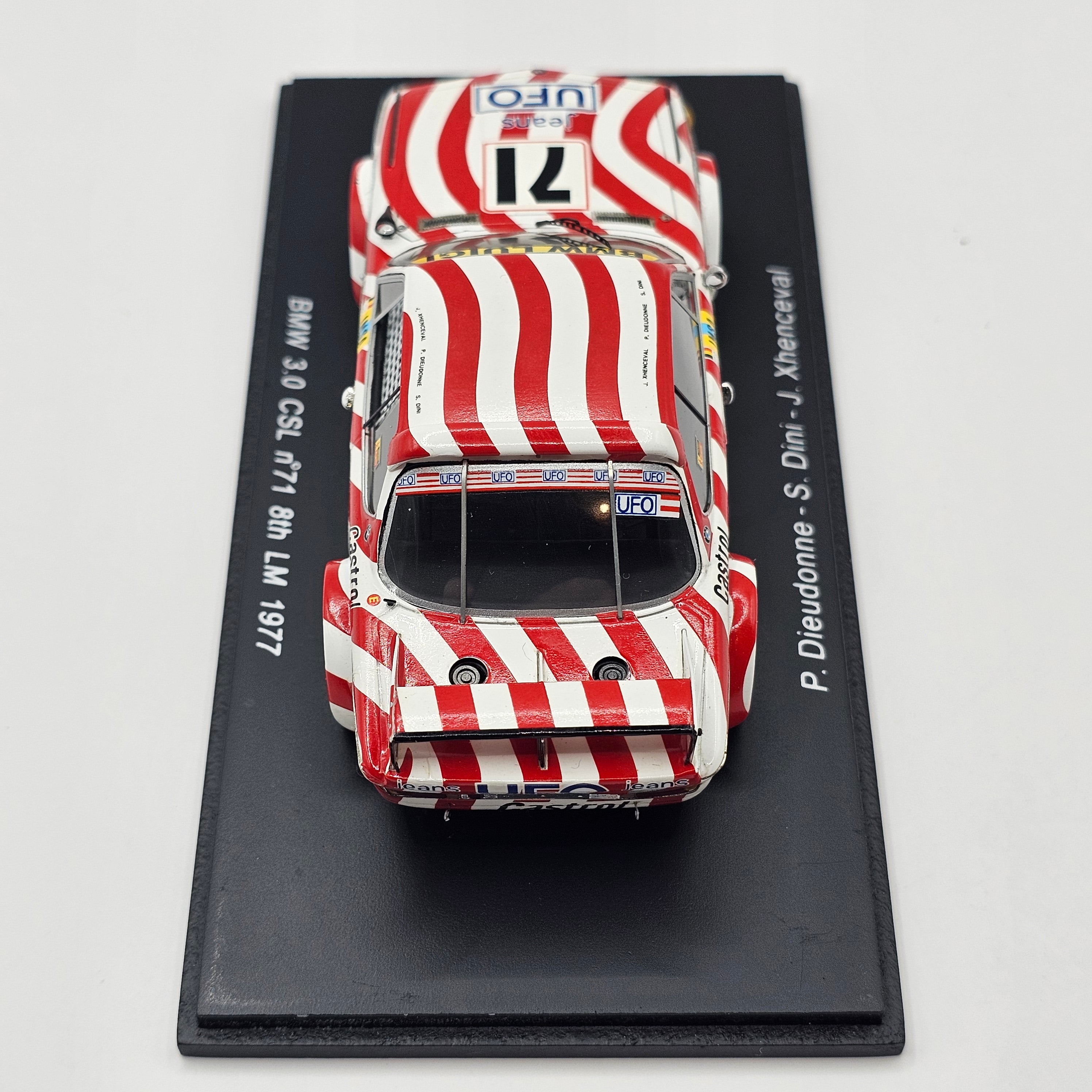 Spark BMW 3.0 CSL #71 Luigi Racing Le Mans 1977 1/43 Scale S1573