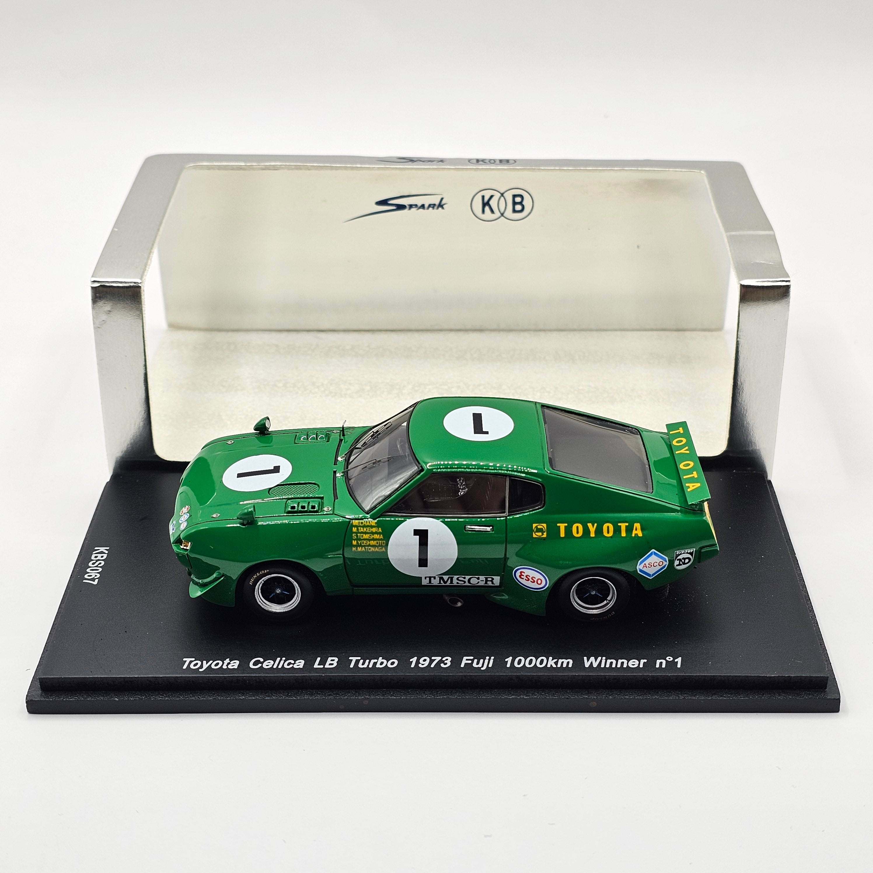 Spark Toyota Celica LB Turbo #1 Fuji 1000KM 1973 Winner 1/43 Scale KBS