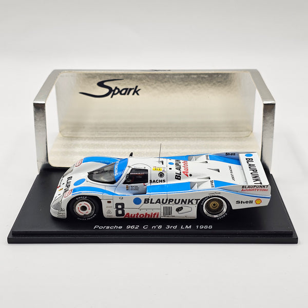 Spark Porsche 962C #8 Blaupunkt Joest Racing Le Mans 1988 1/43 Scale S