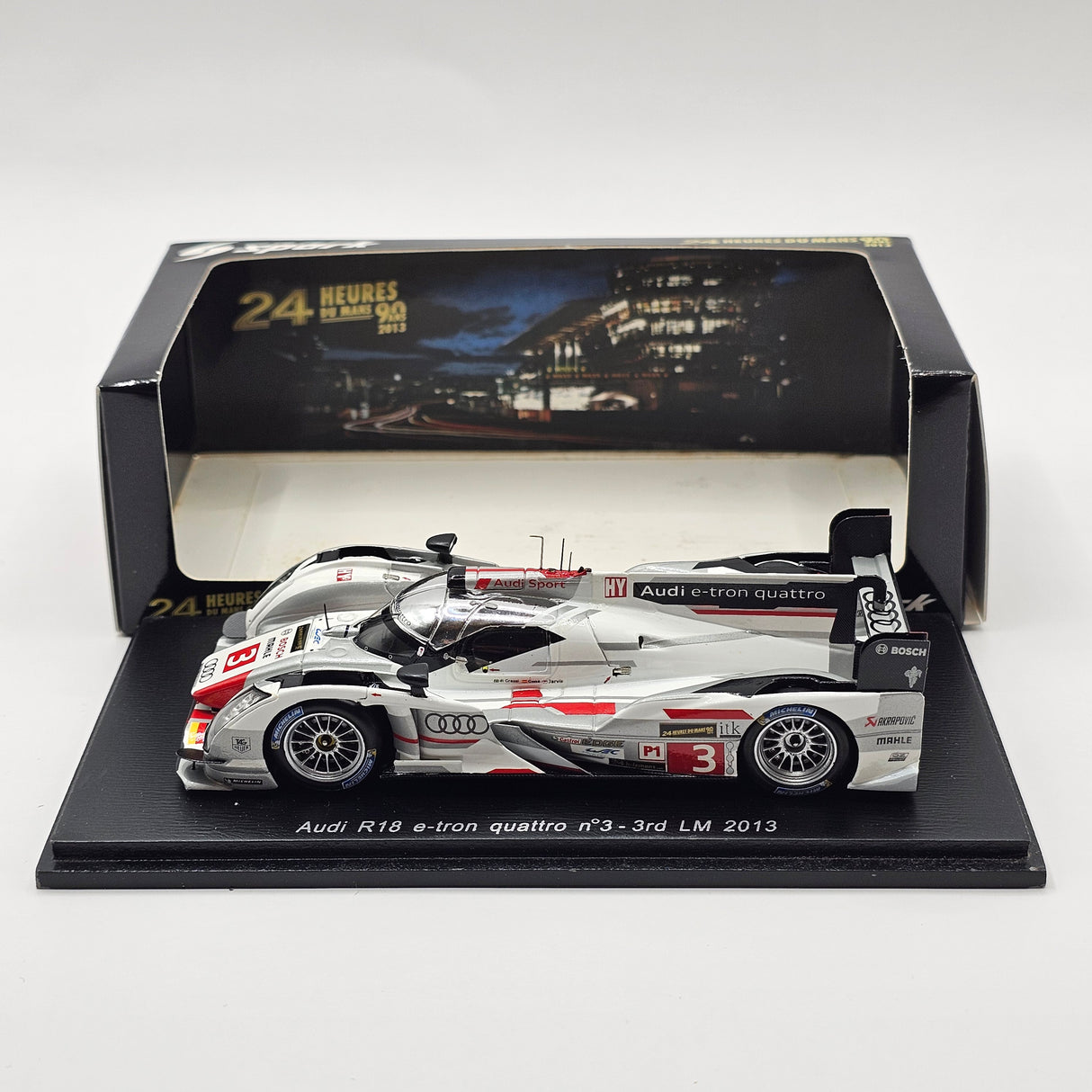 Spark Audi R18 e-tron Quattro #3 Audi Sport Team Joest Le Mans 2013 1/43 Scale S3743