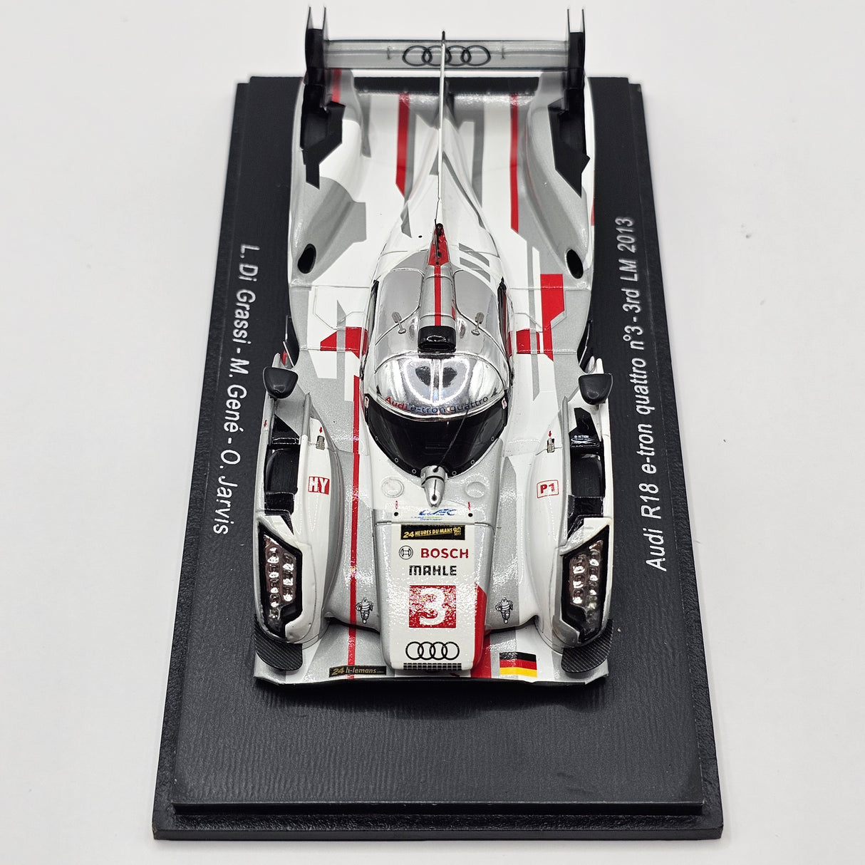 Spark Audi R18 e-tron Quattro #3 Audi Sport Team Joest Le Mans 2013 1/43 Scale S3743