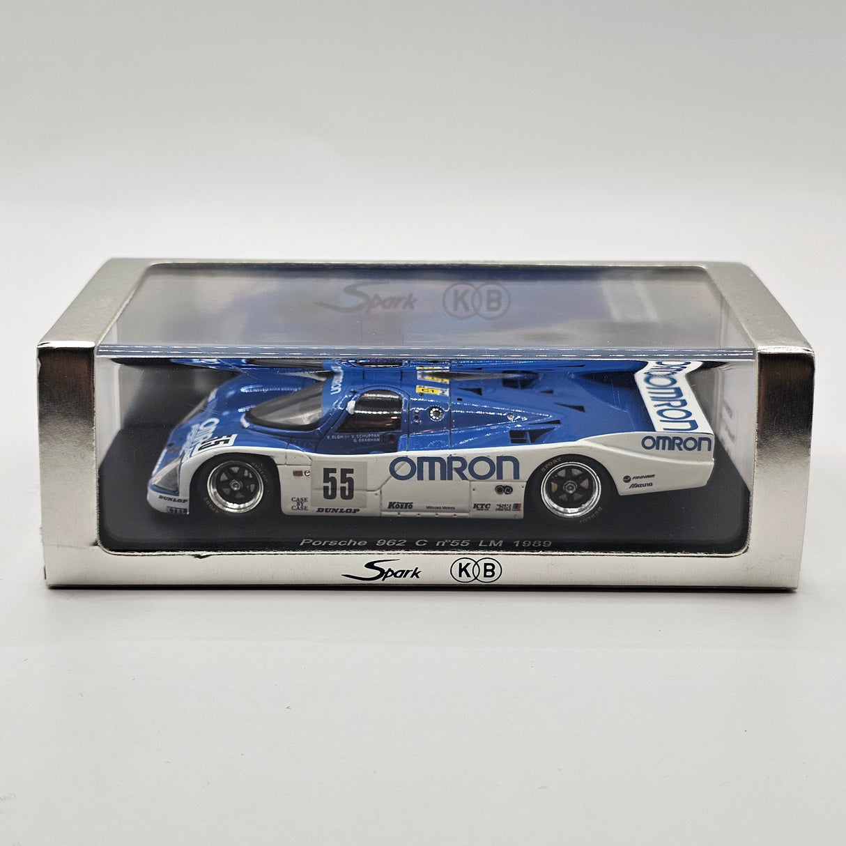 Spark Porsche 962C #55 Omron Racing Team Schuppan Le Mans 1989 1/43 Scale KBS016