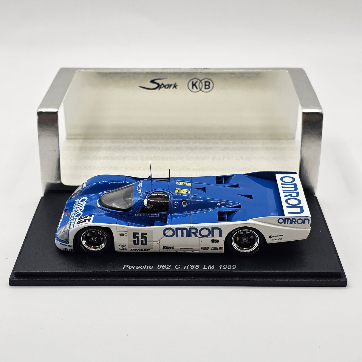 Spark Porsche 962C #55 Omron Racing Team Schuppan Le Mans 1989 1/43 Scale KBS016