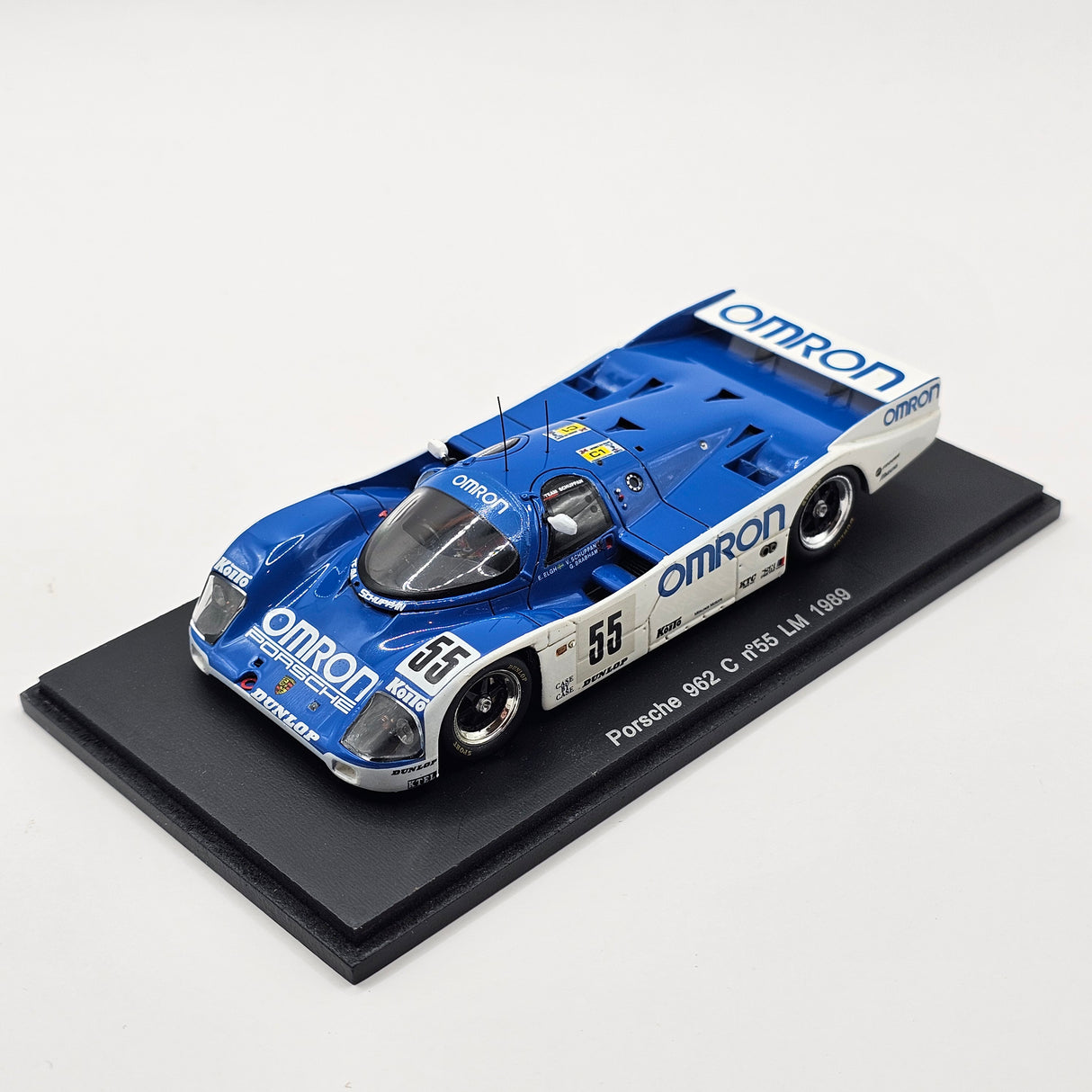 Spark Porsche 962C #55 Omron Racing Team Schuppan Le Mans 1989 1/43 Scale KBS016