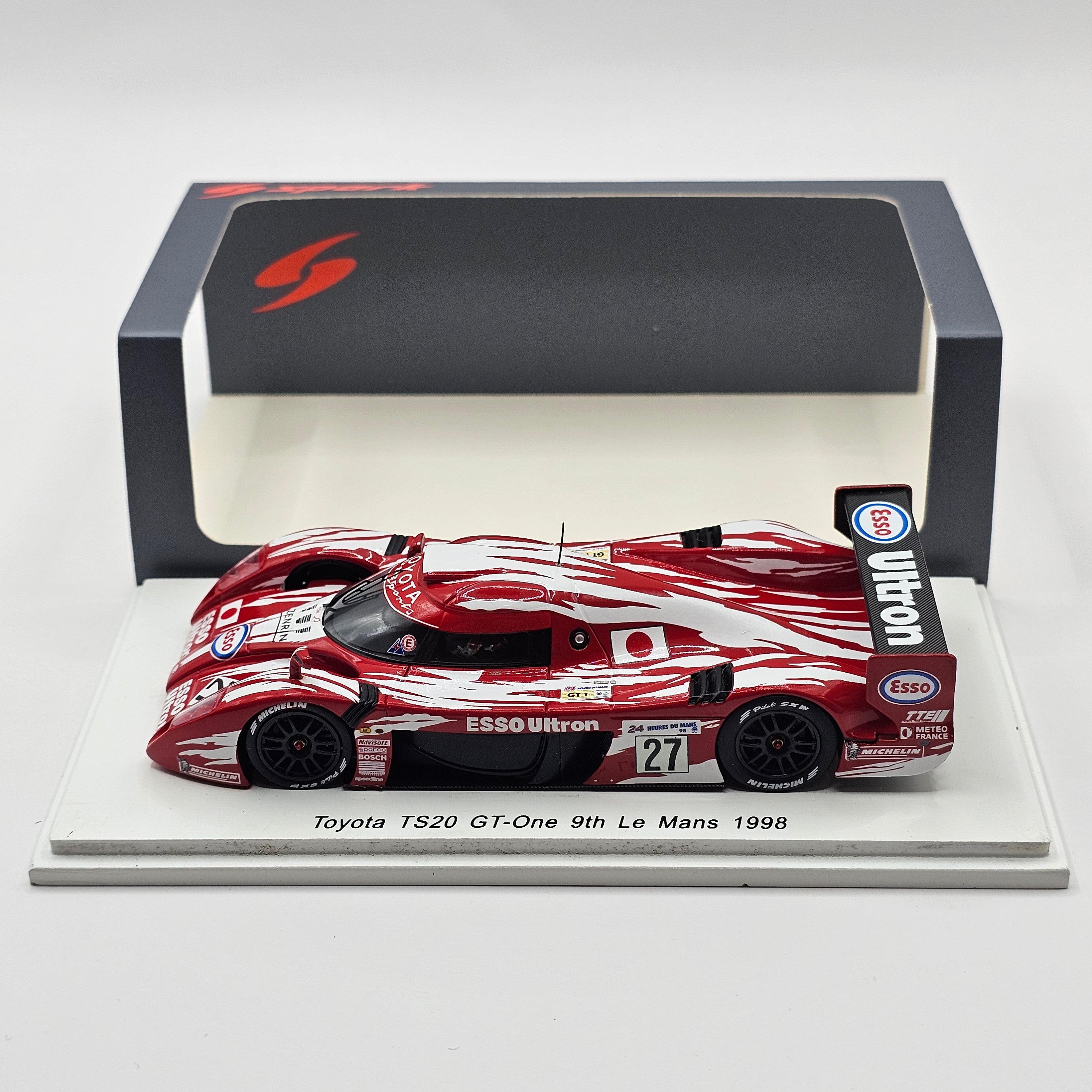 HPI・1/43 TOYOTA GT-One #27 1998 Le Mans Altaya 1:43 Toyota GT-One #27 9th 24h LeMans 1998 Tsuchiya