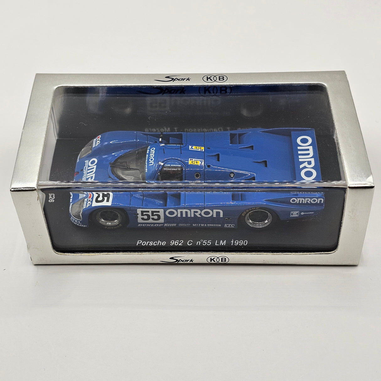 Spark Porsche 962C #55 Omron Racing Team Schuppan Le Mans 1990 1/43 Scale KBS026